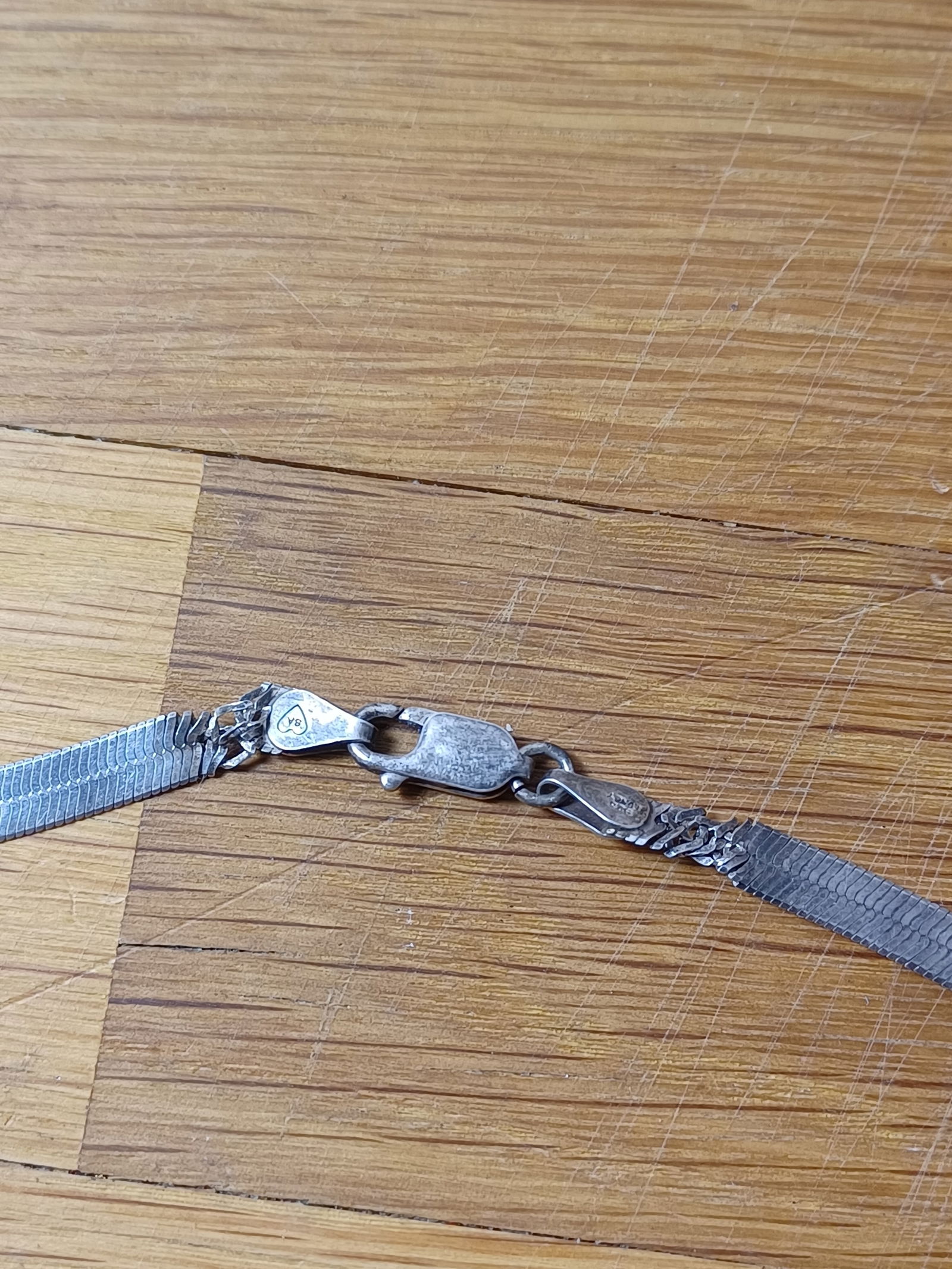 Sterling Herringbone Chain 18 inches - 4