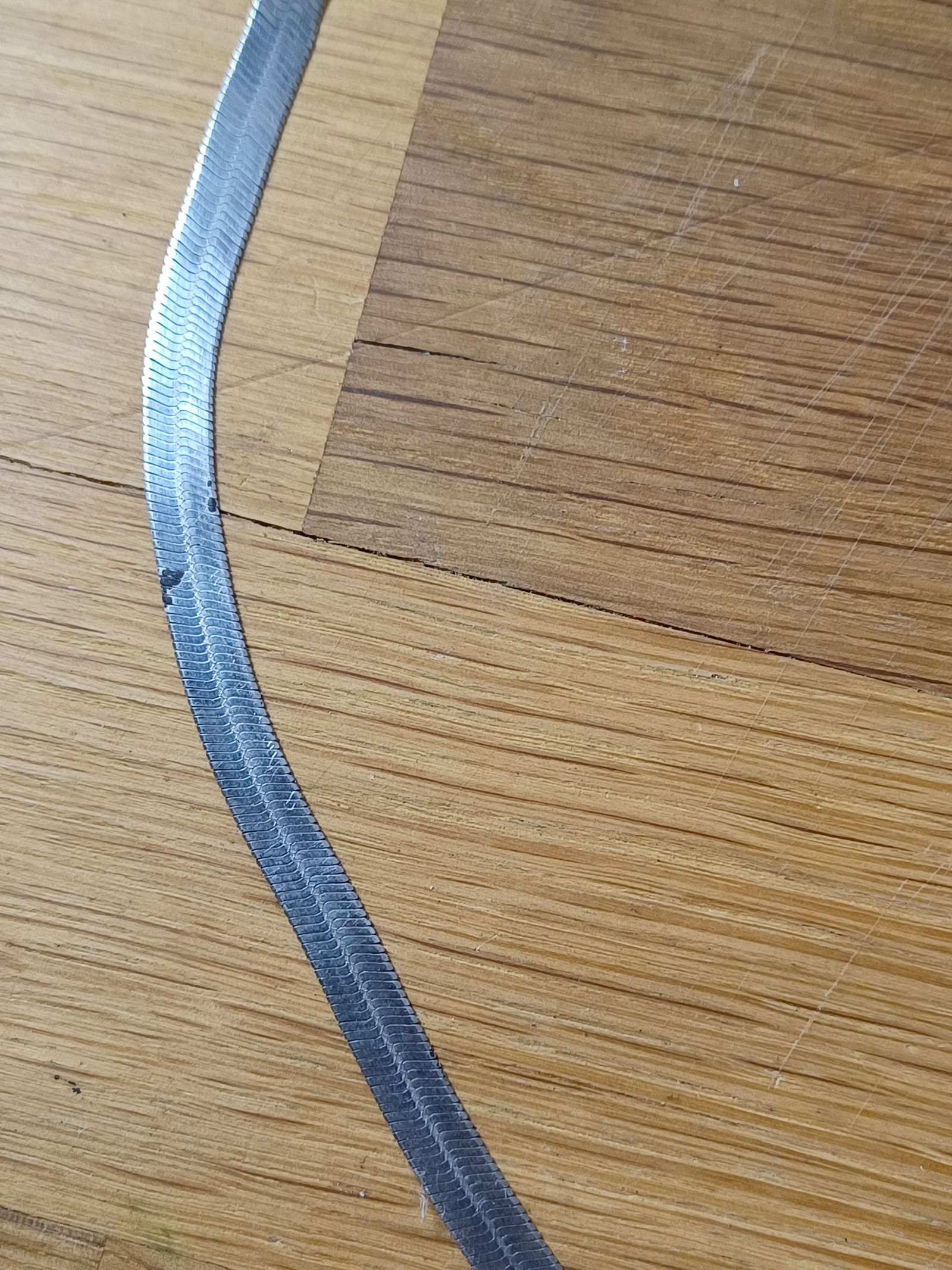 Sterling Herringbone Chain 18 inches - 6