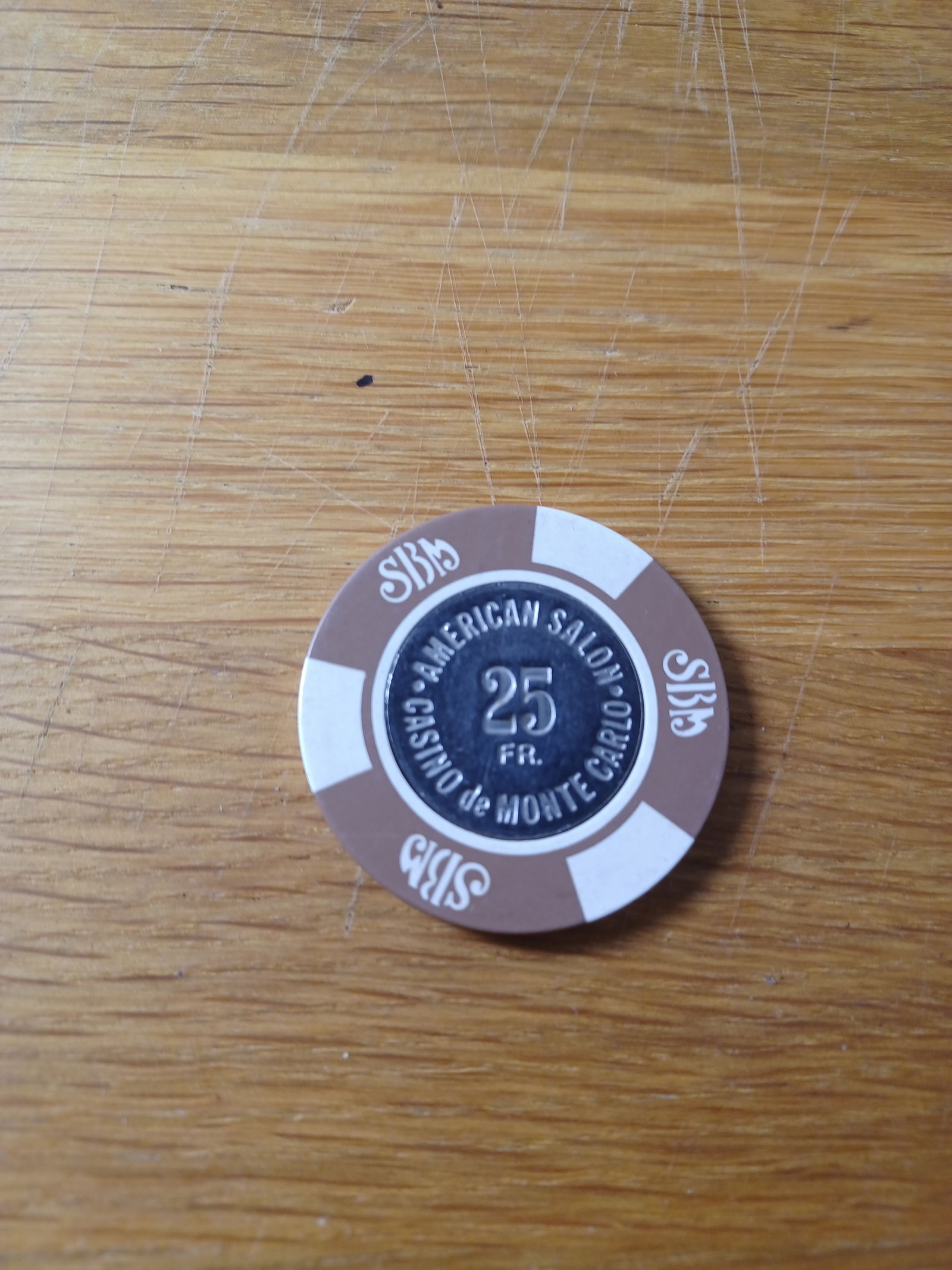 Vintage American Saloon $25 Chip - 3