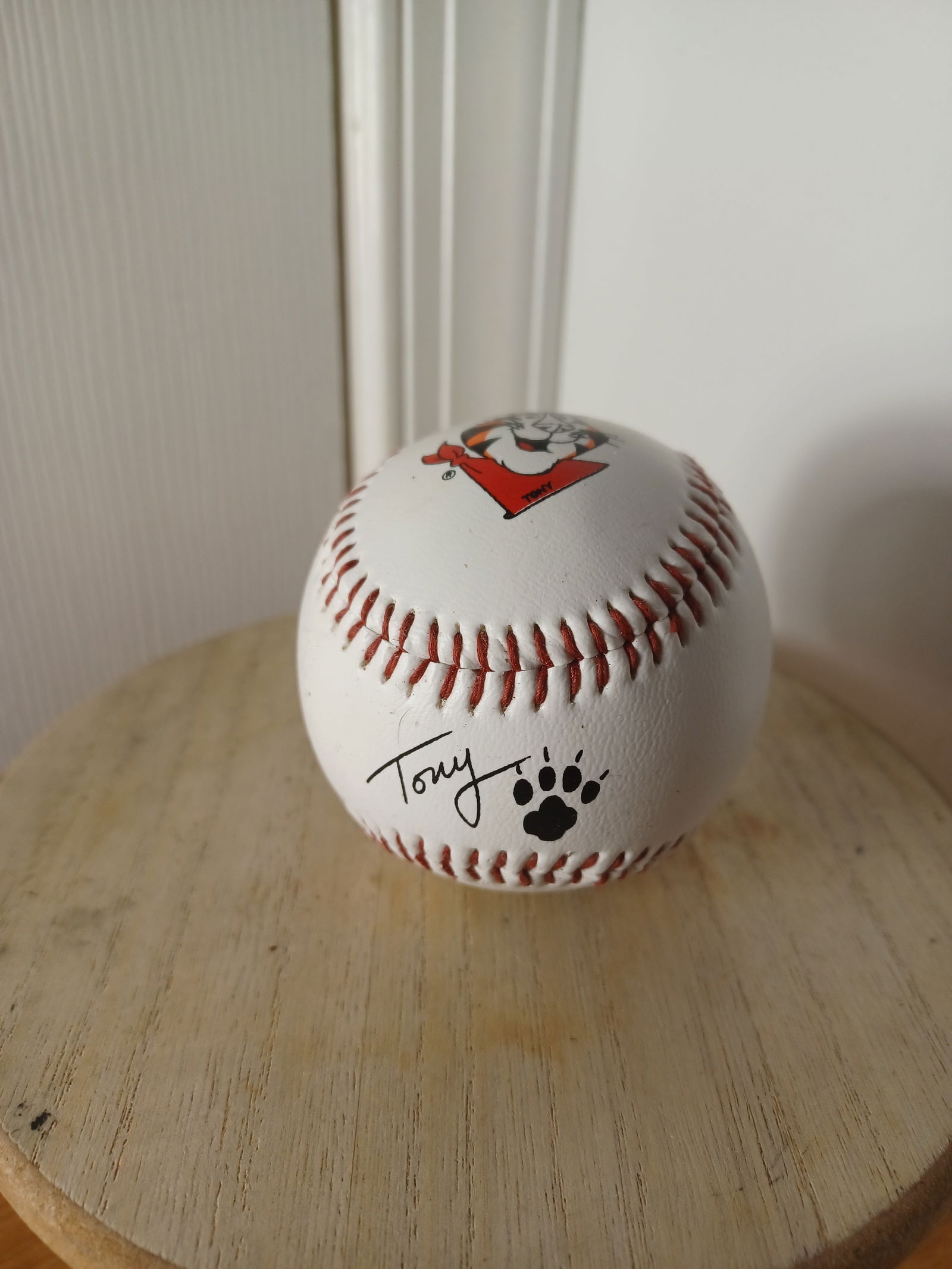 Kellogs Tony The Tiger Autographed Baseball - 2