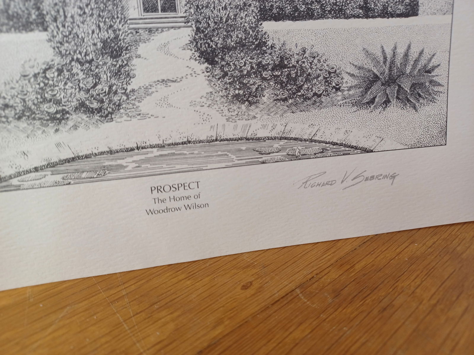 Vintage Print US Presidents Homes Woodrow Wilson / National Archives - 4