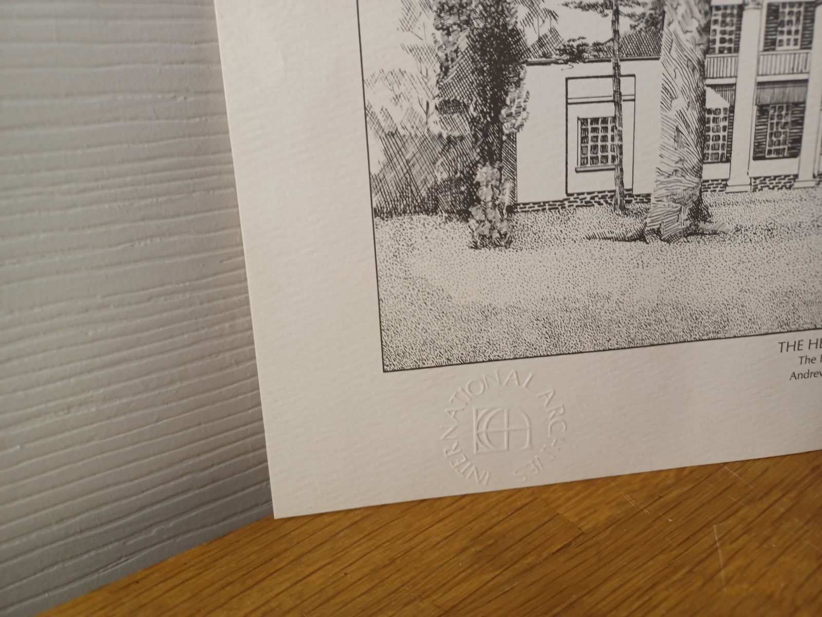 Vintage Print US Presidents Homes Andrew Jackson / National Archives - 3