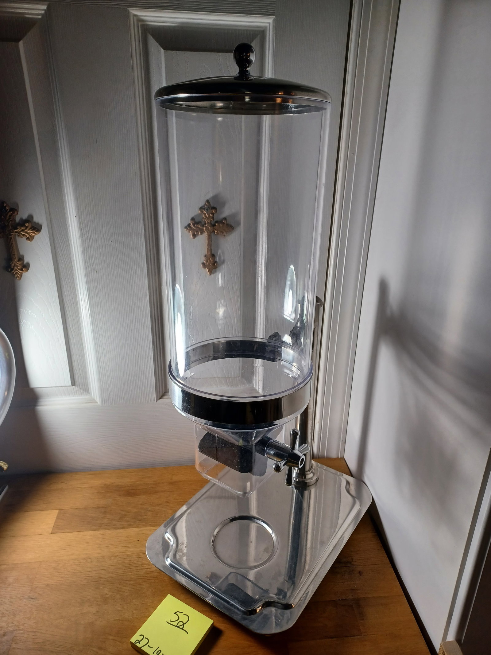 Commercial Cereal Dispenser Crome & Polycarbon - 3