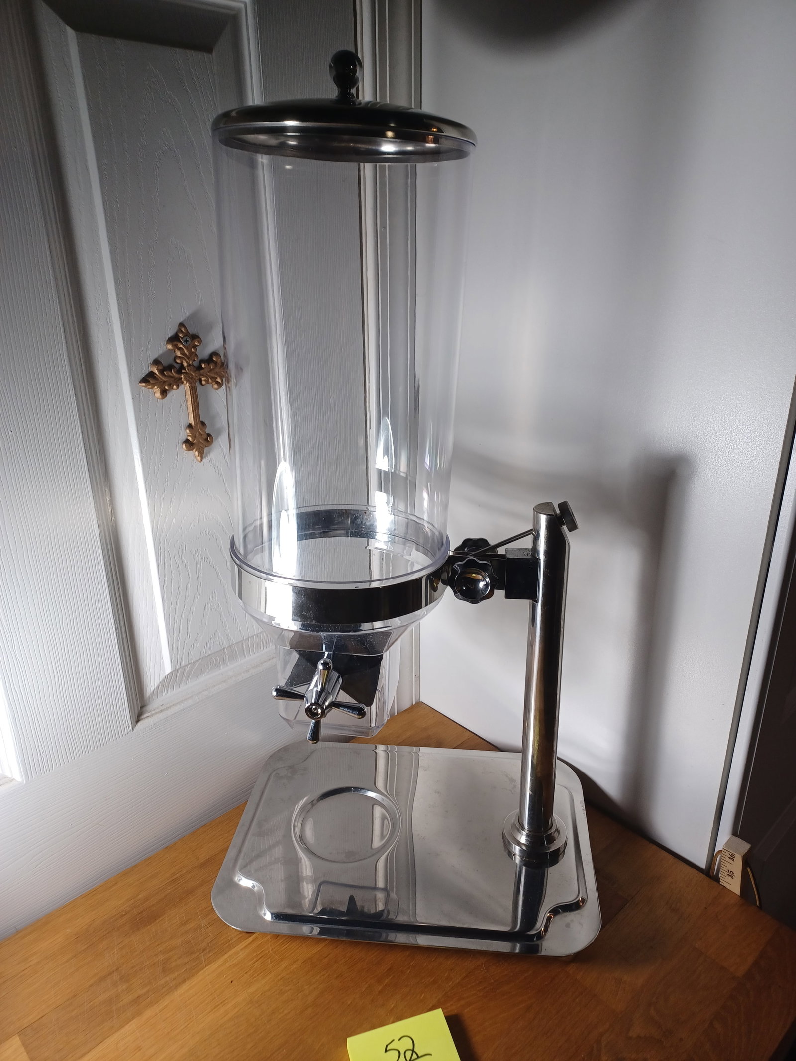 Commercial Cereal Dispenser Crome & Polycarbon - 5