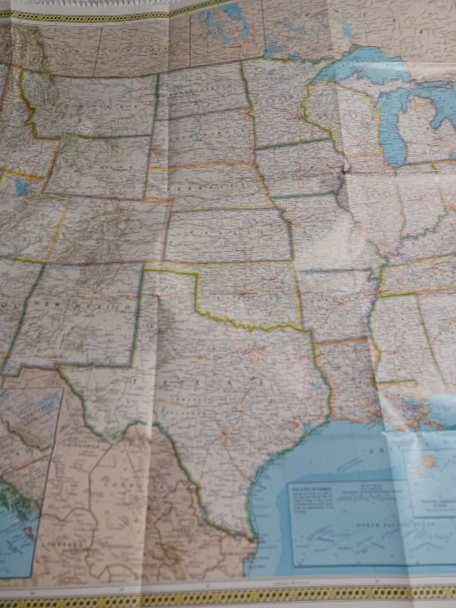 National Geographic Map / Territorial Growth of the United States - 12