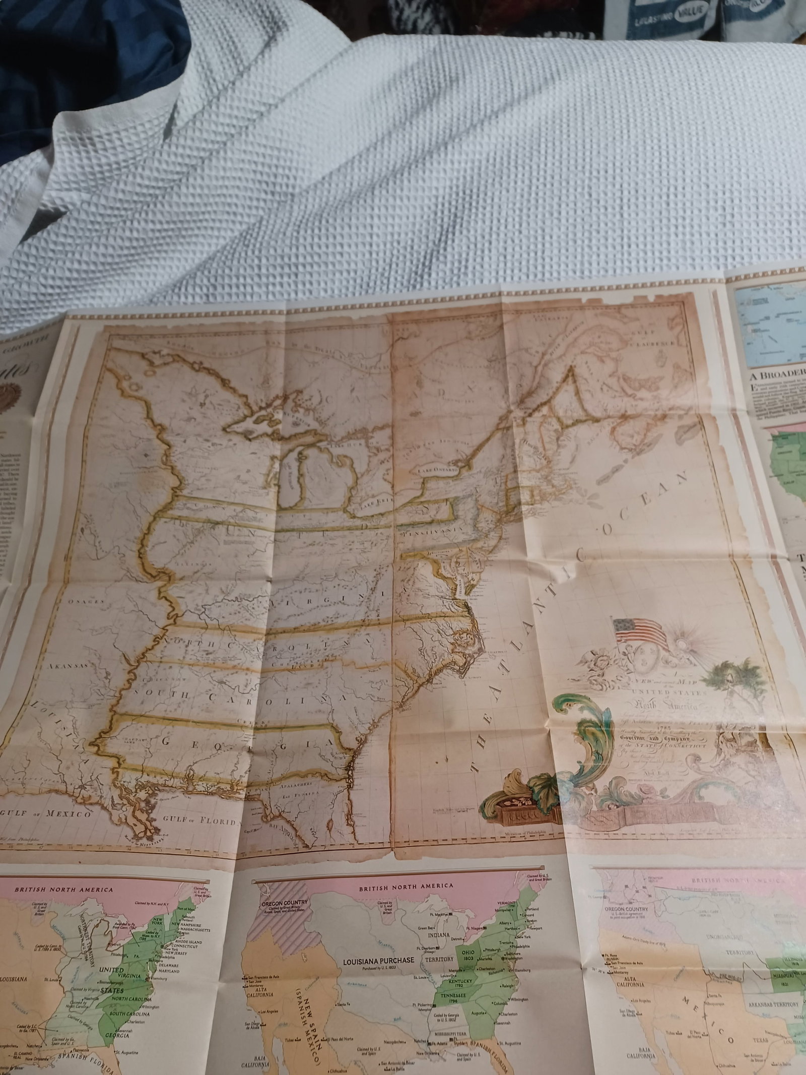 National Geographic Map / Territorial Growth of the United States - 7