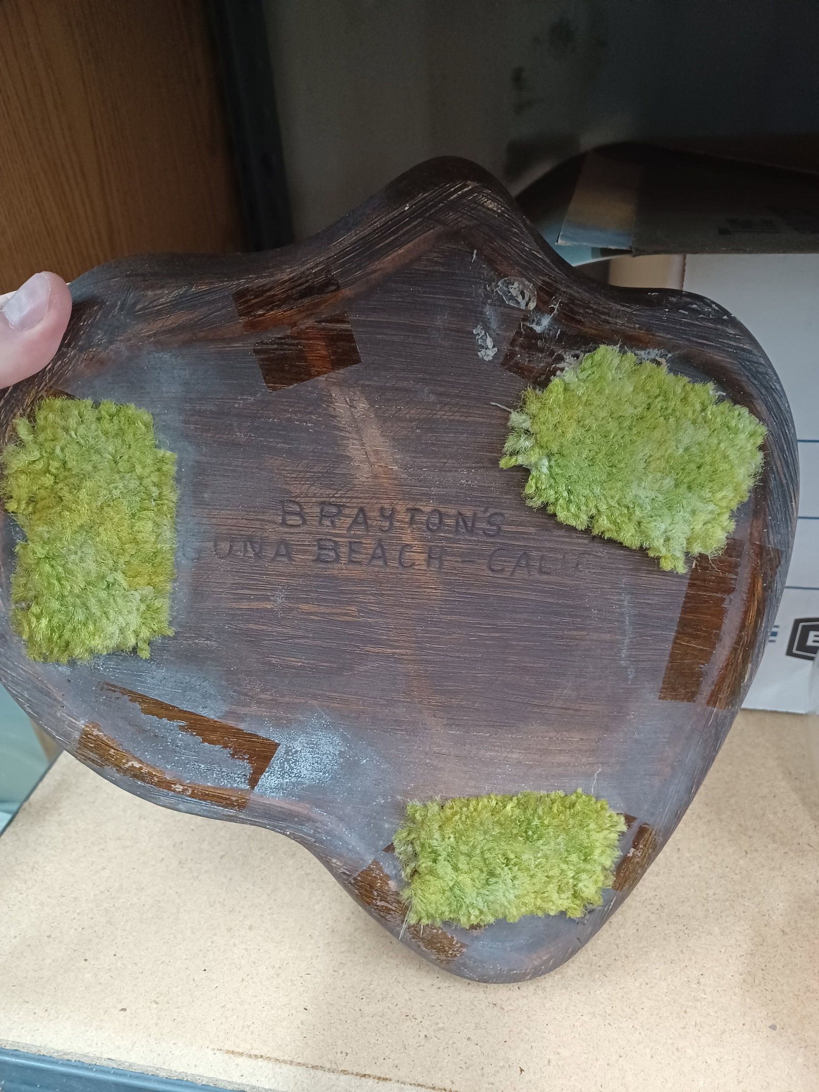 Vintage Mid Century Smoking Tray by Braytons in Laguna Beach California - 5