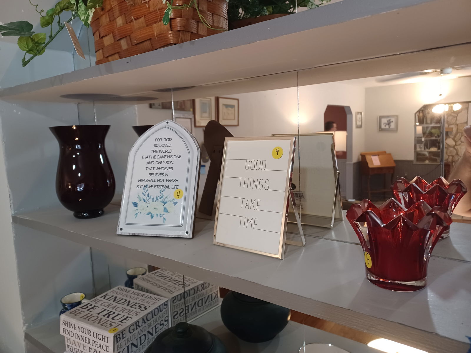 Large Decorative Lot/ everything seen on shelves - 2