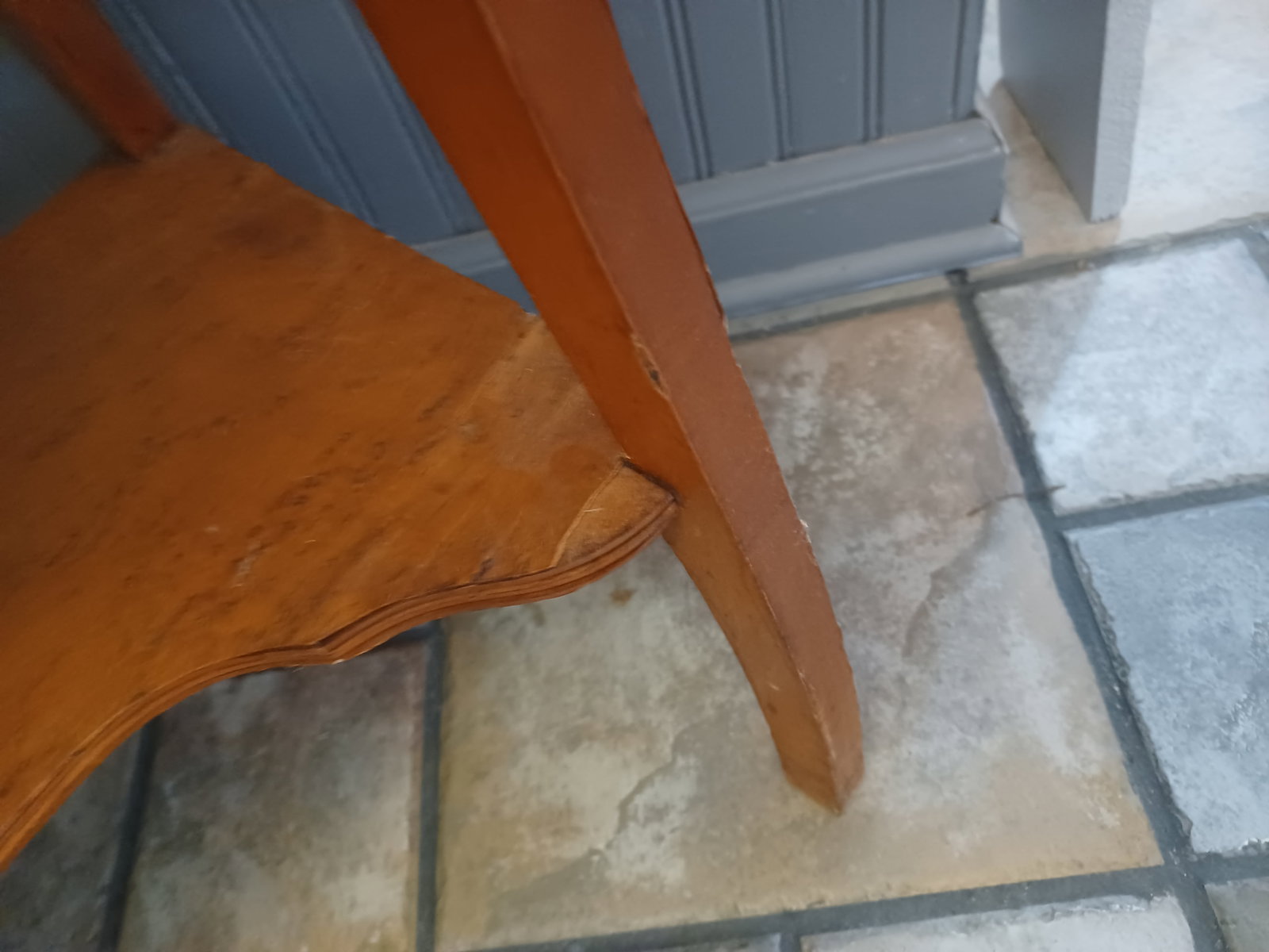 Vintage early 1900's Birds Eye Maple Drop Leaf Secretary & Wall Art / as seen - 9