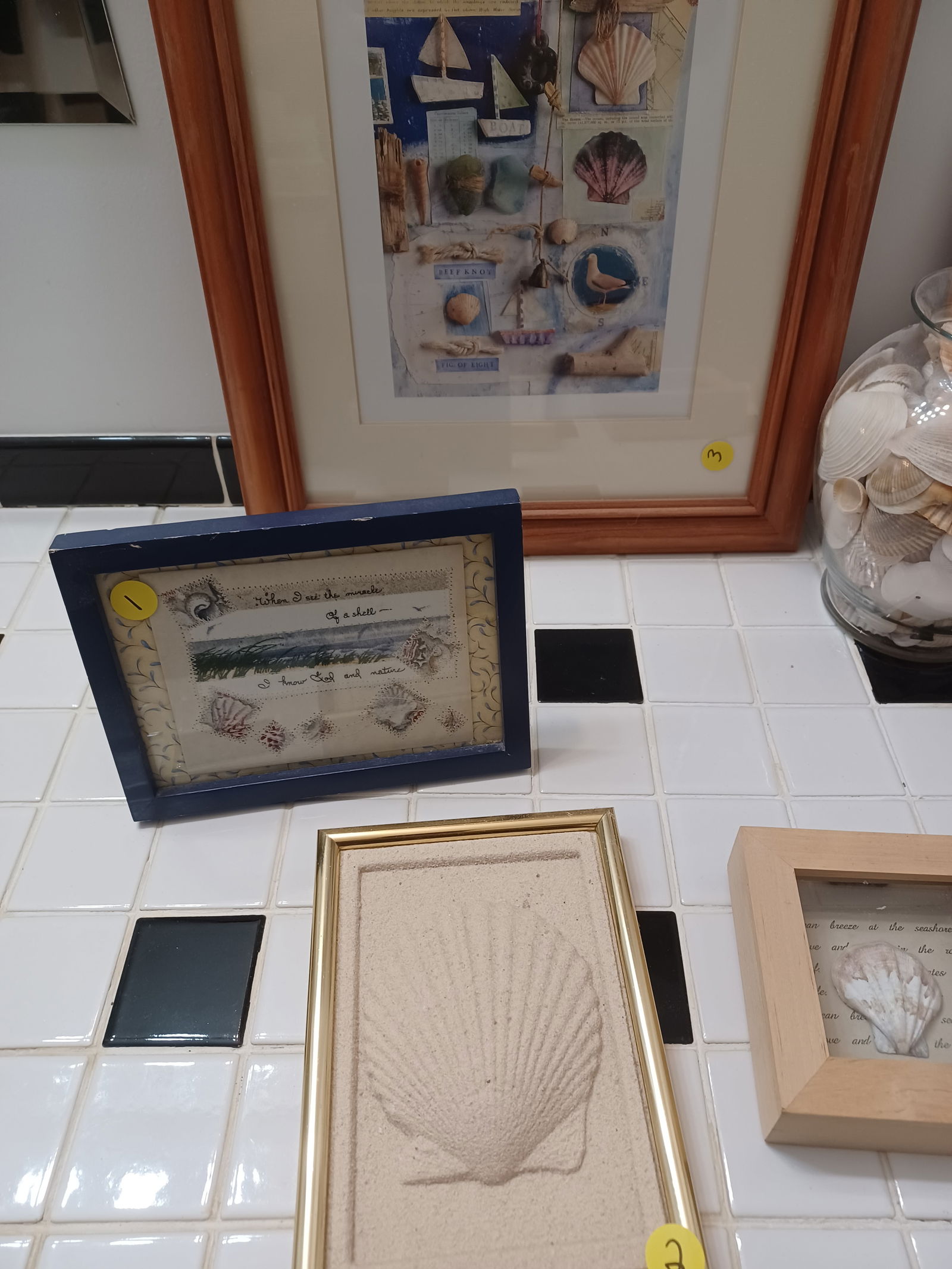 Large Lot of Sea Shell Cecorative Items - 7