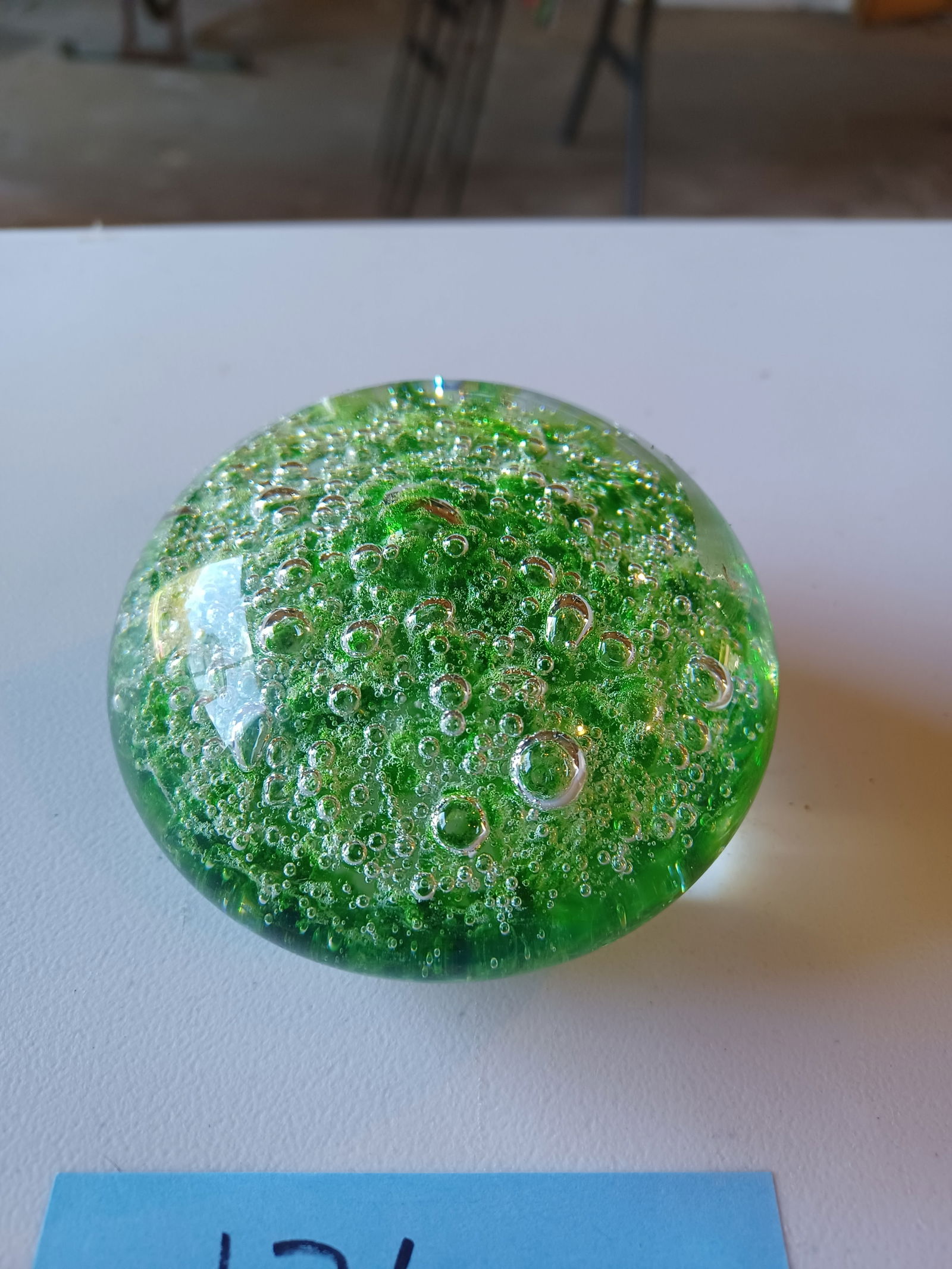 Artglass paperweight/ Bubble shaped - 3