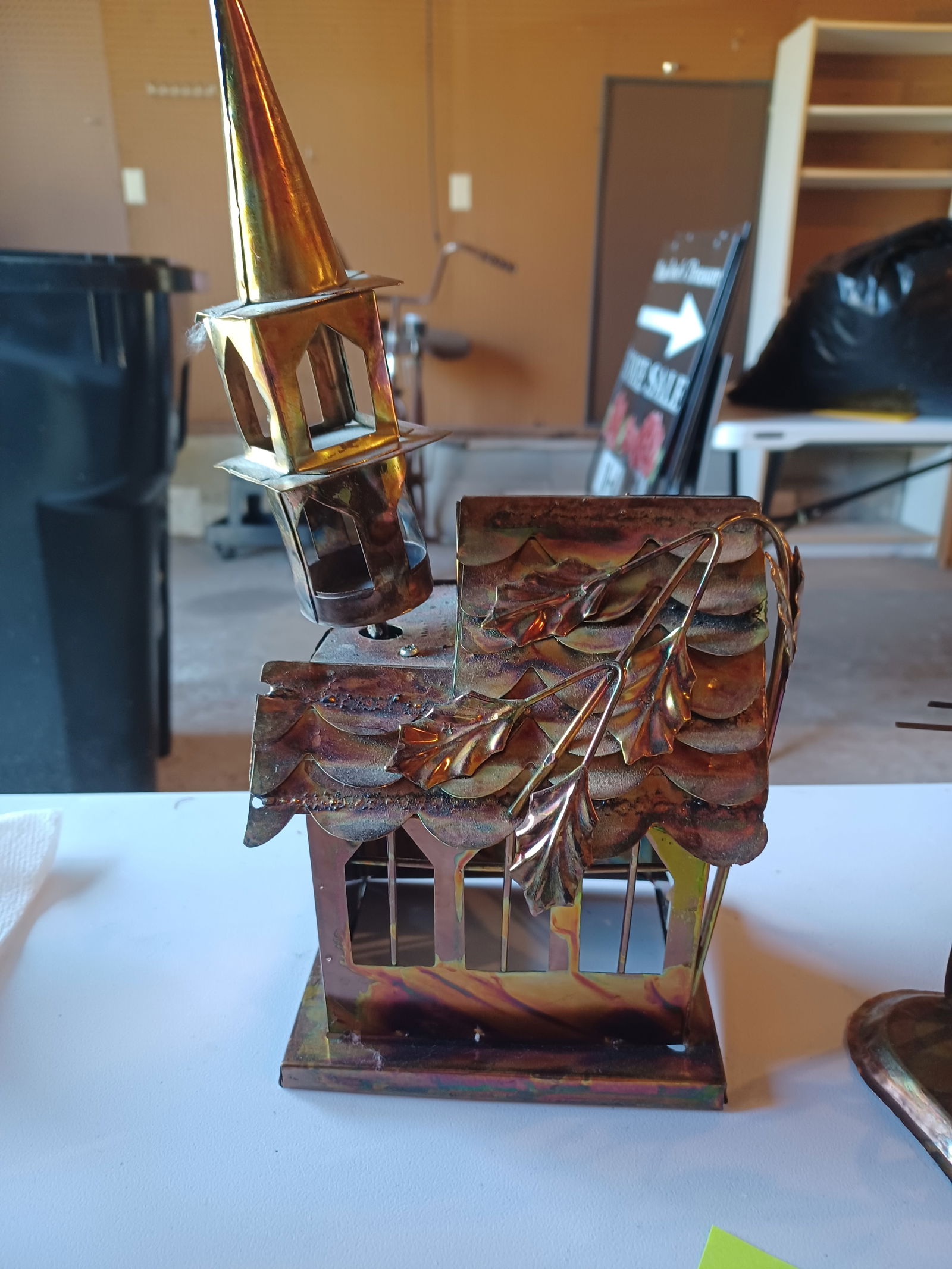 Handcrafted Rustic Metal Art Music boxes - 5