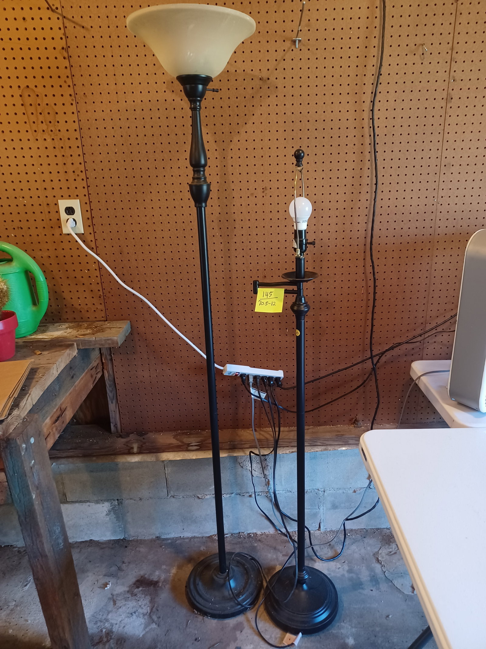 Pair of Contemporary Floor Lamps / working as seen - 2