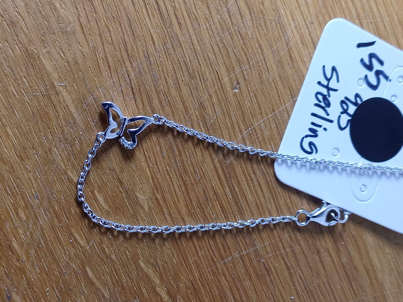 Sterling Bracelet with Butterfly - 3