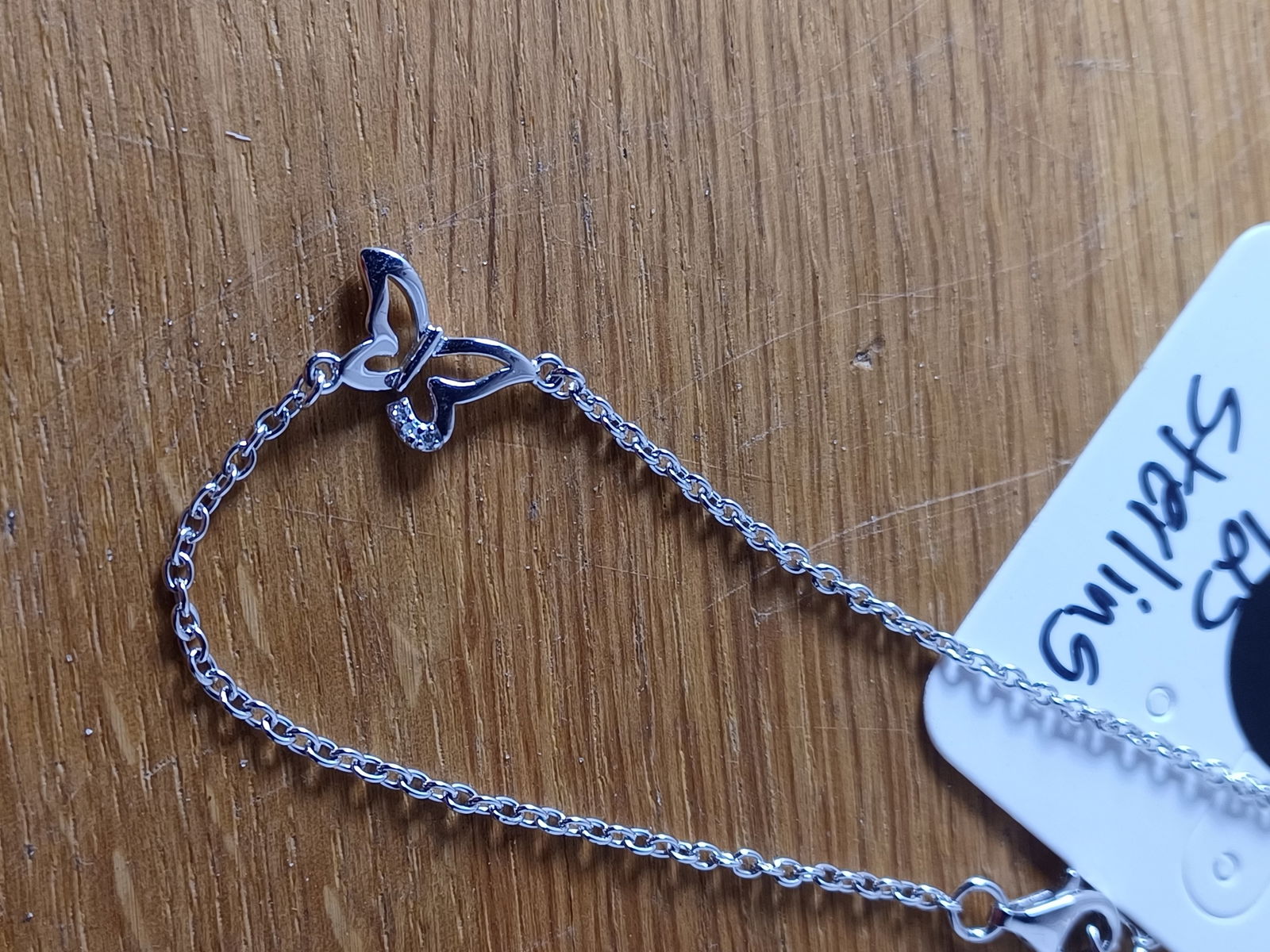 Sterling Bracelet with Butterfly - 4