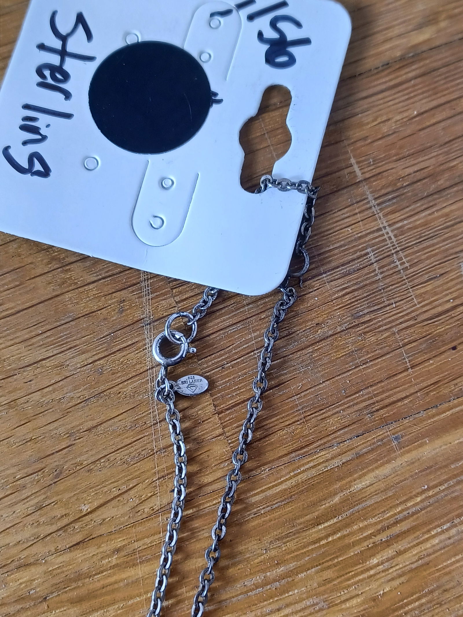 Sterling Pendant and Chain - 4