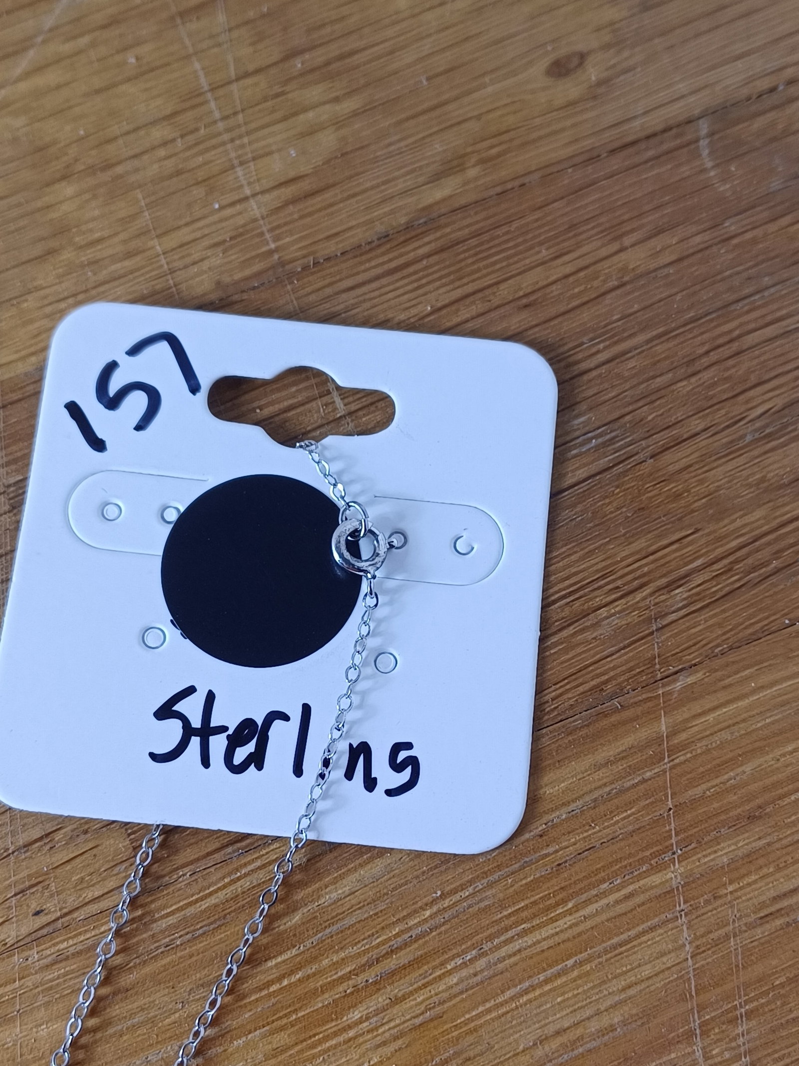 Sterling Pendant and Chain 4 Leaf Clover - 4