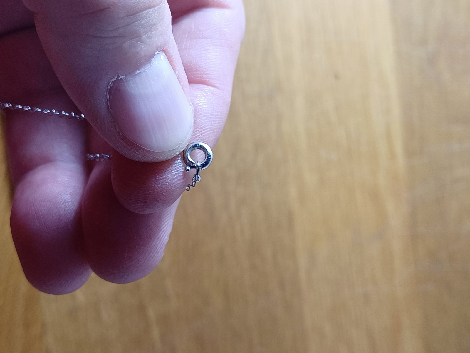 Sterling Pendant and Chain 4 Leaf Clover - 5