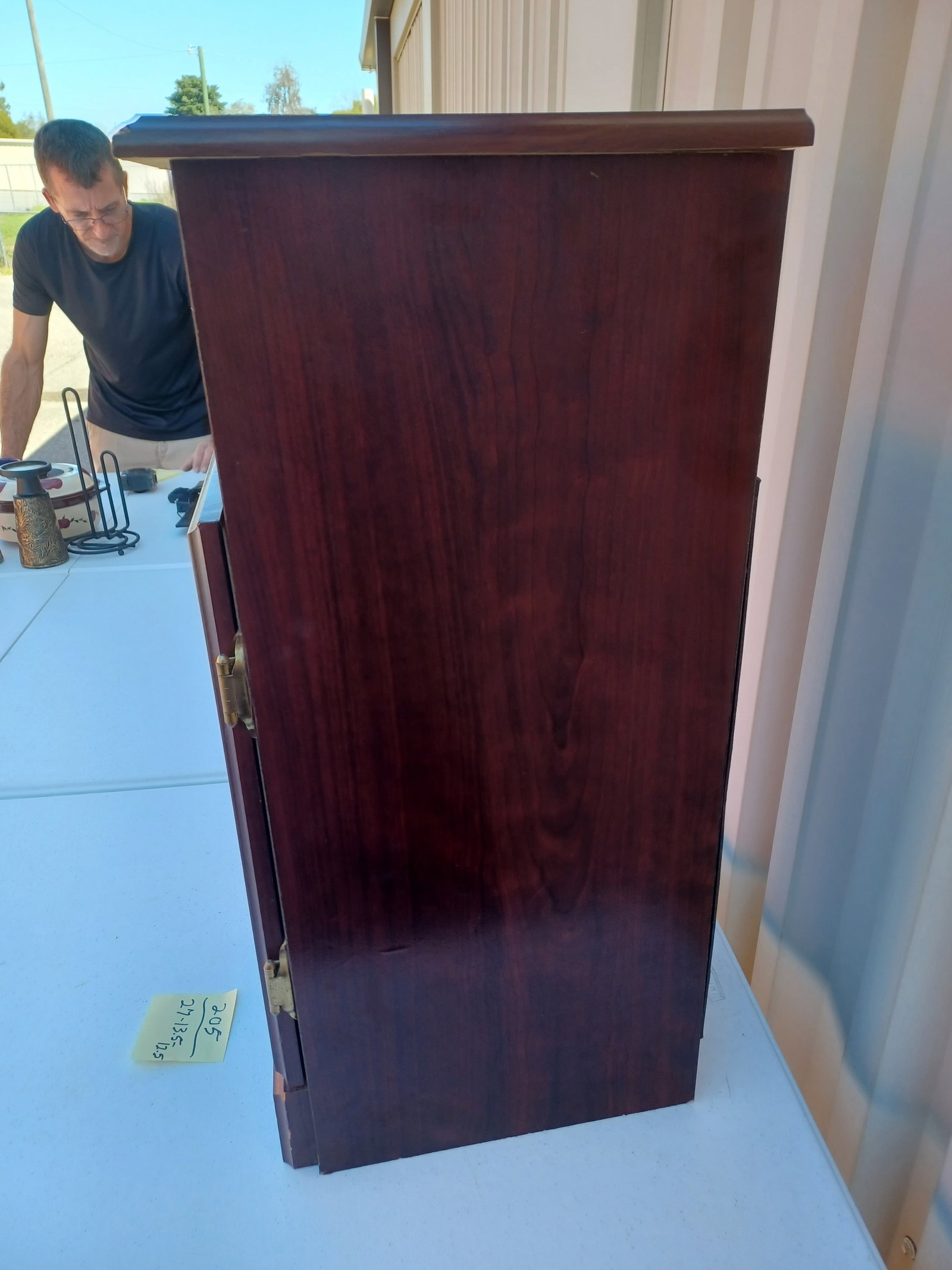 Mahogany Finish Night Stand - 4