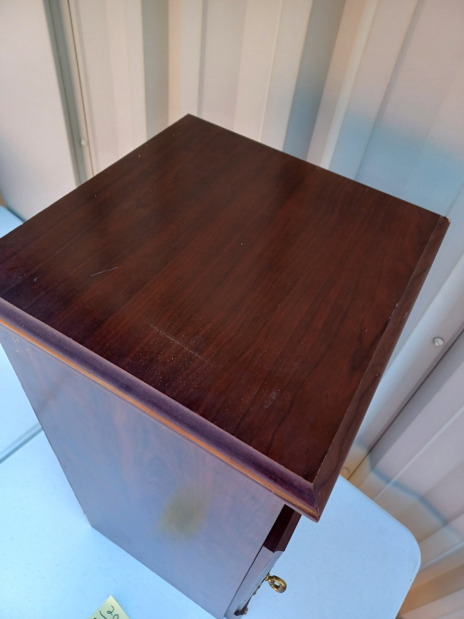 Mahogany Finish Night Stand - 6