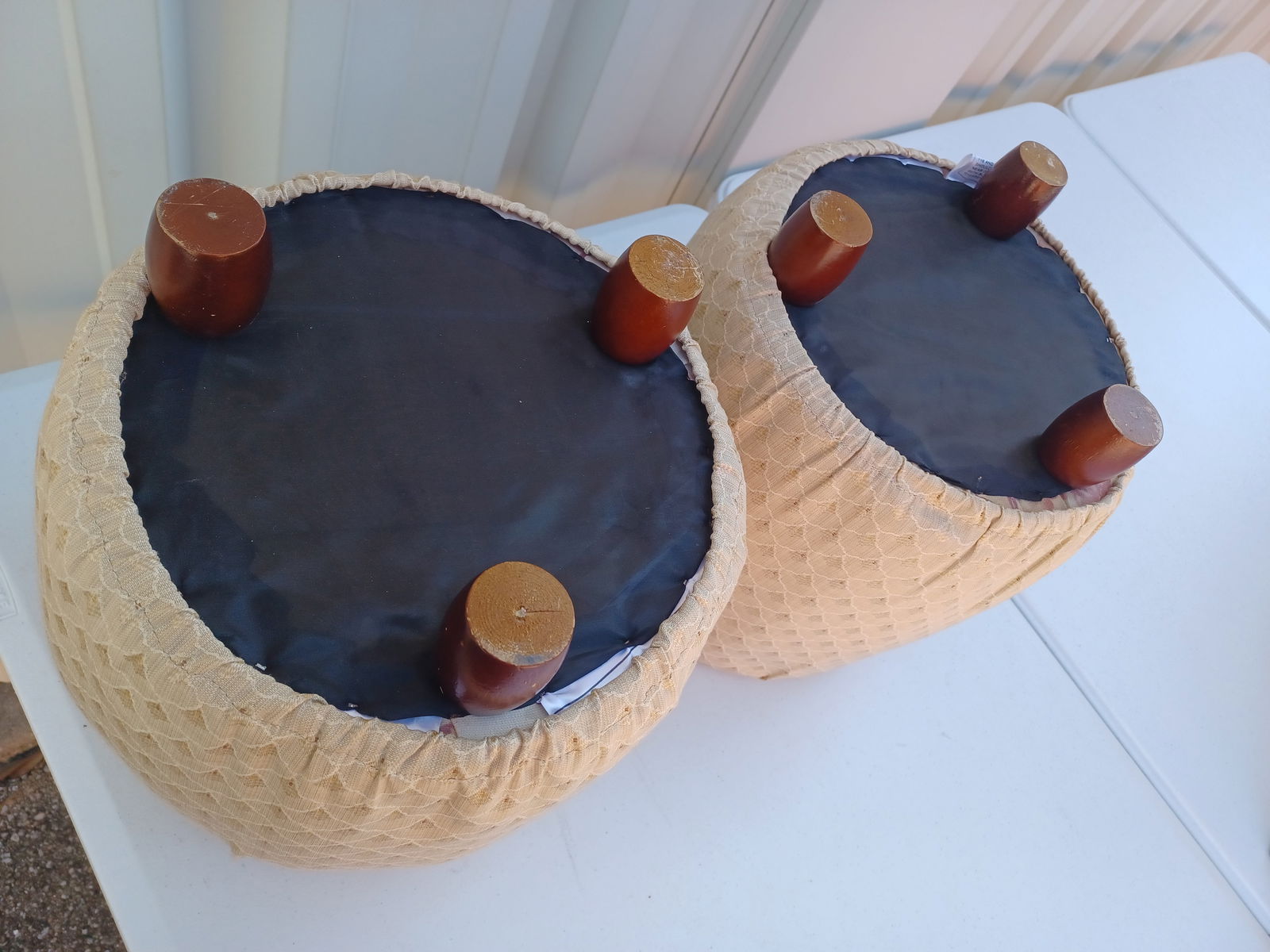 Pair of Stools with removable Covers - 3