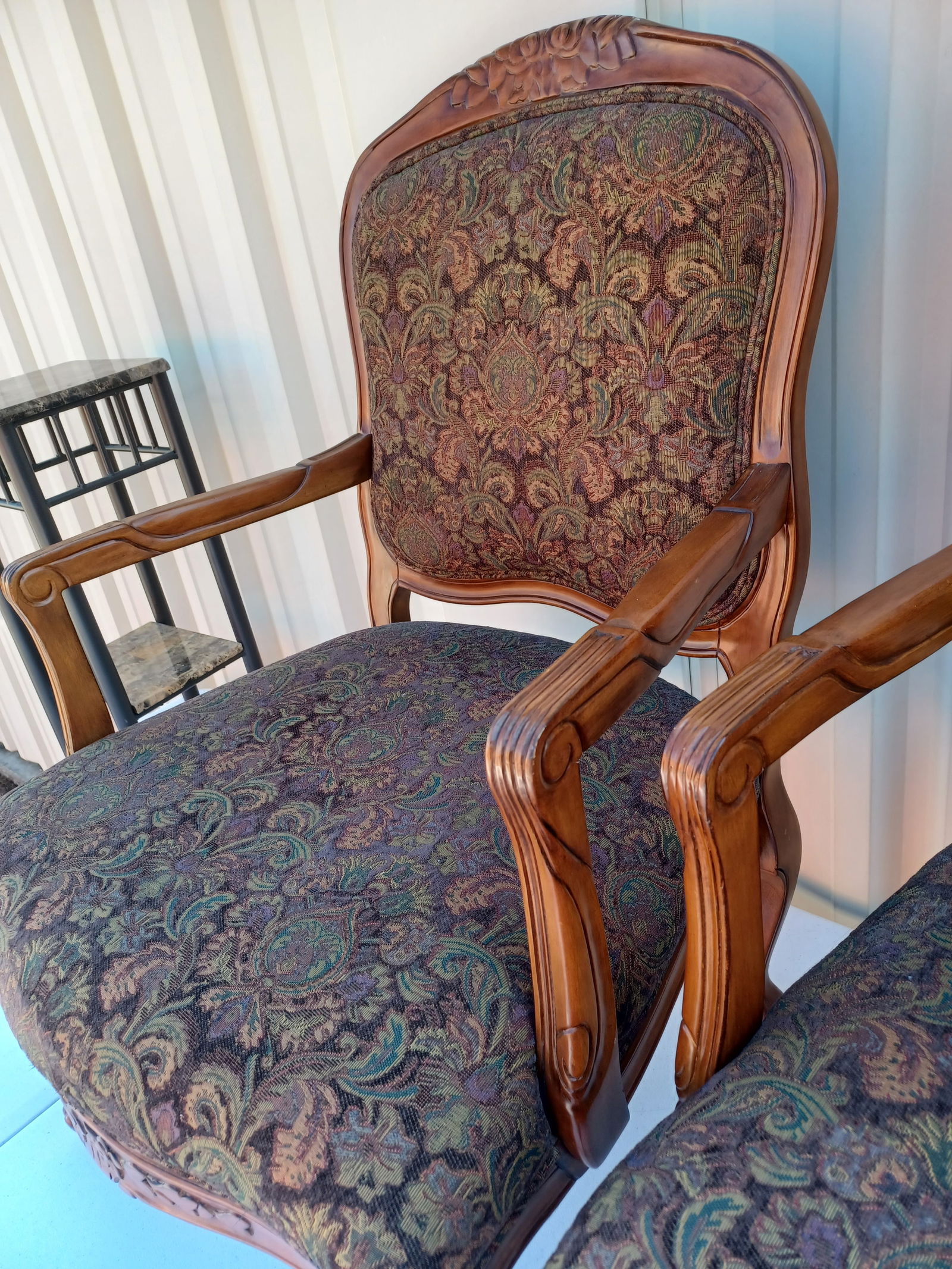 Beautiful Pair of Floral Side Chairs - 4