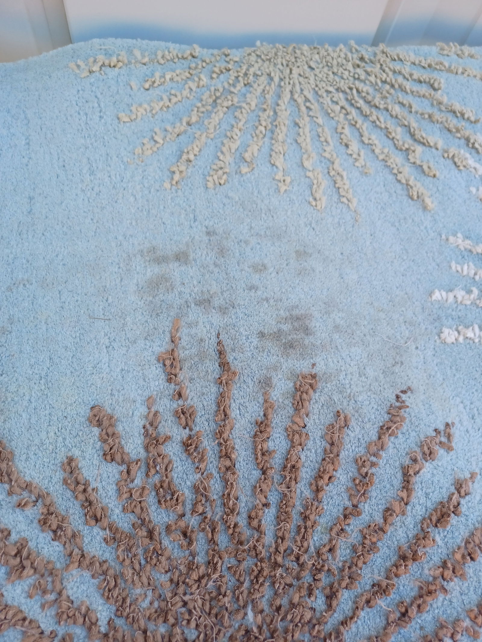 Beautiful Wool Runner Area Rug / needs cleaned - 6