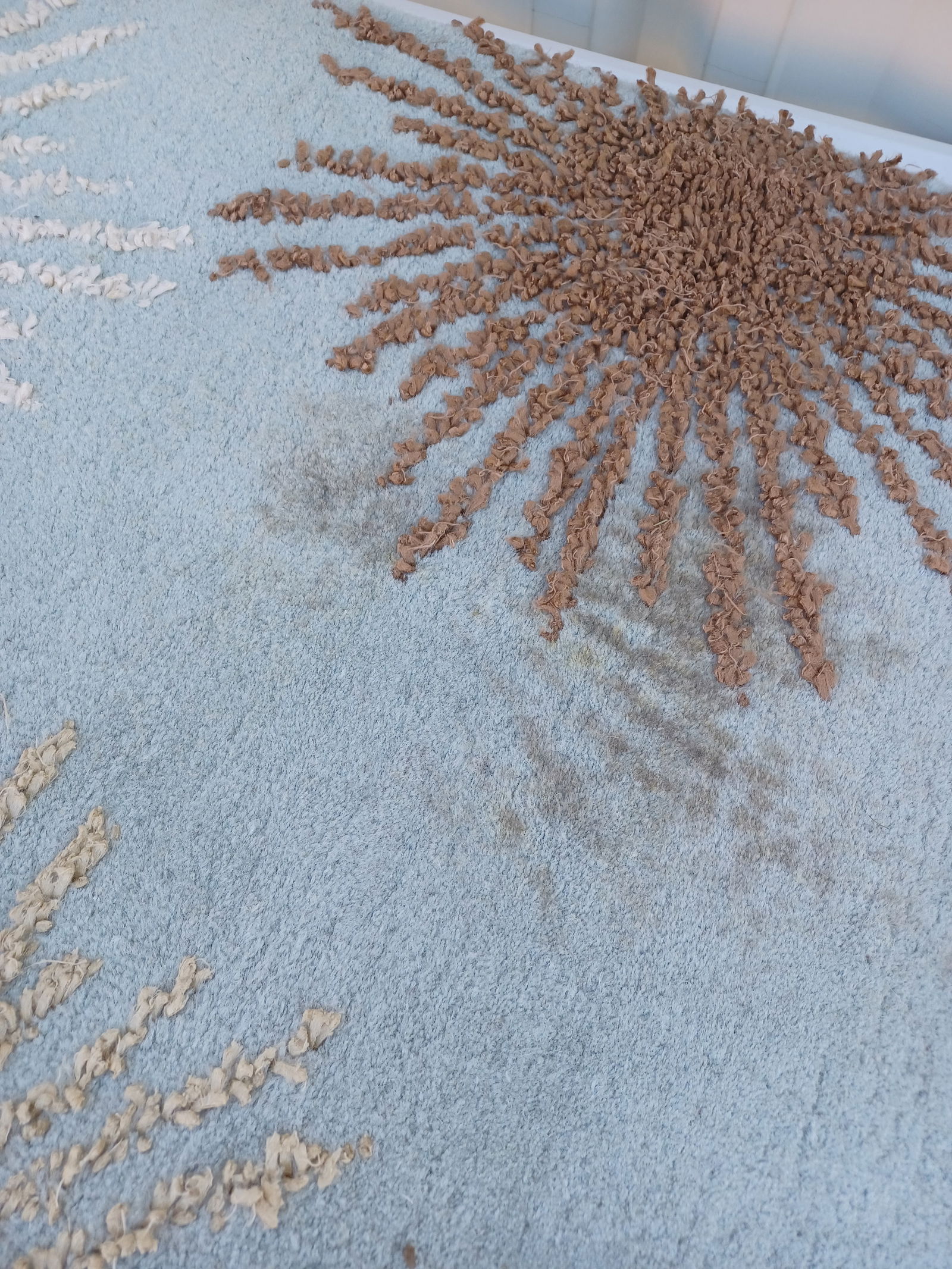 Beautiful Wool Runner Area Rug / needs cleaned - 7