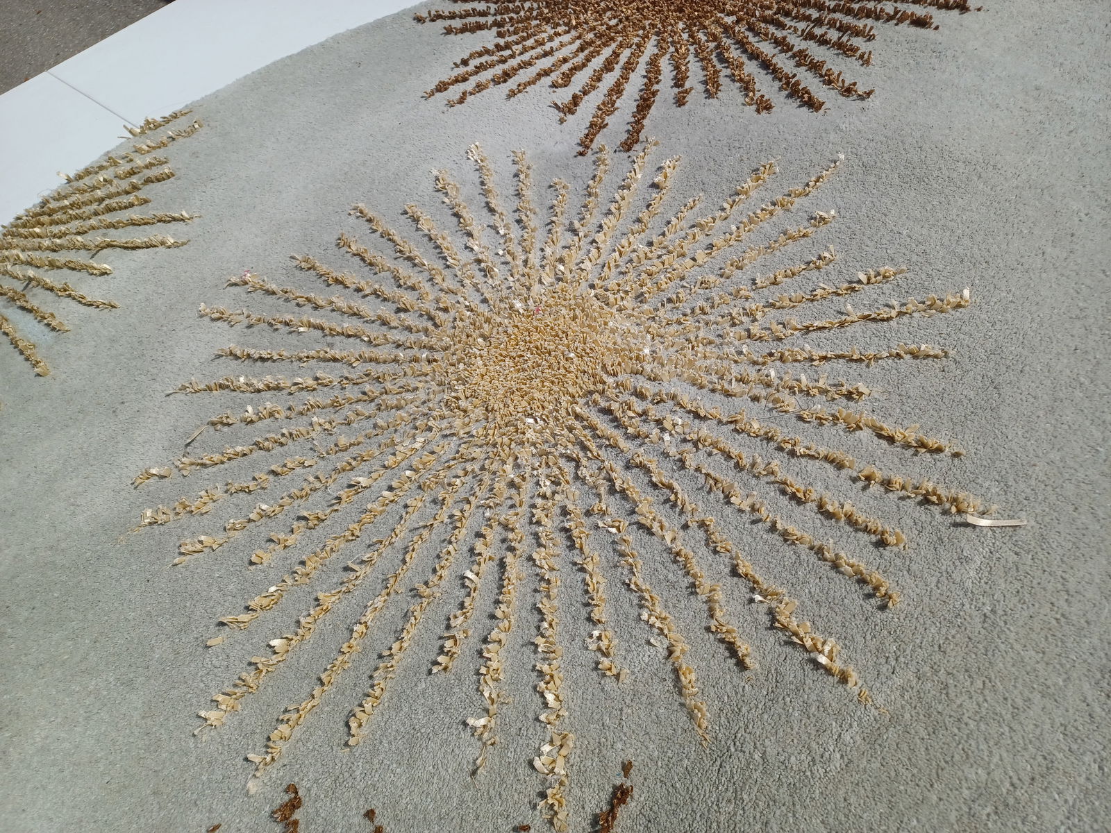 Wool Circular Area Rug - 4