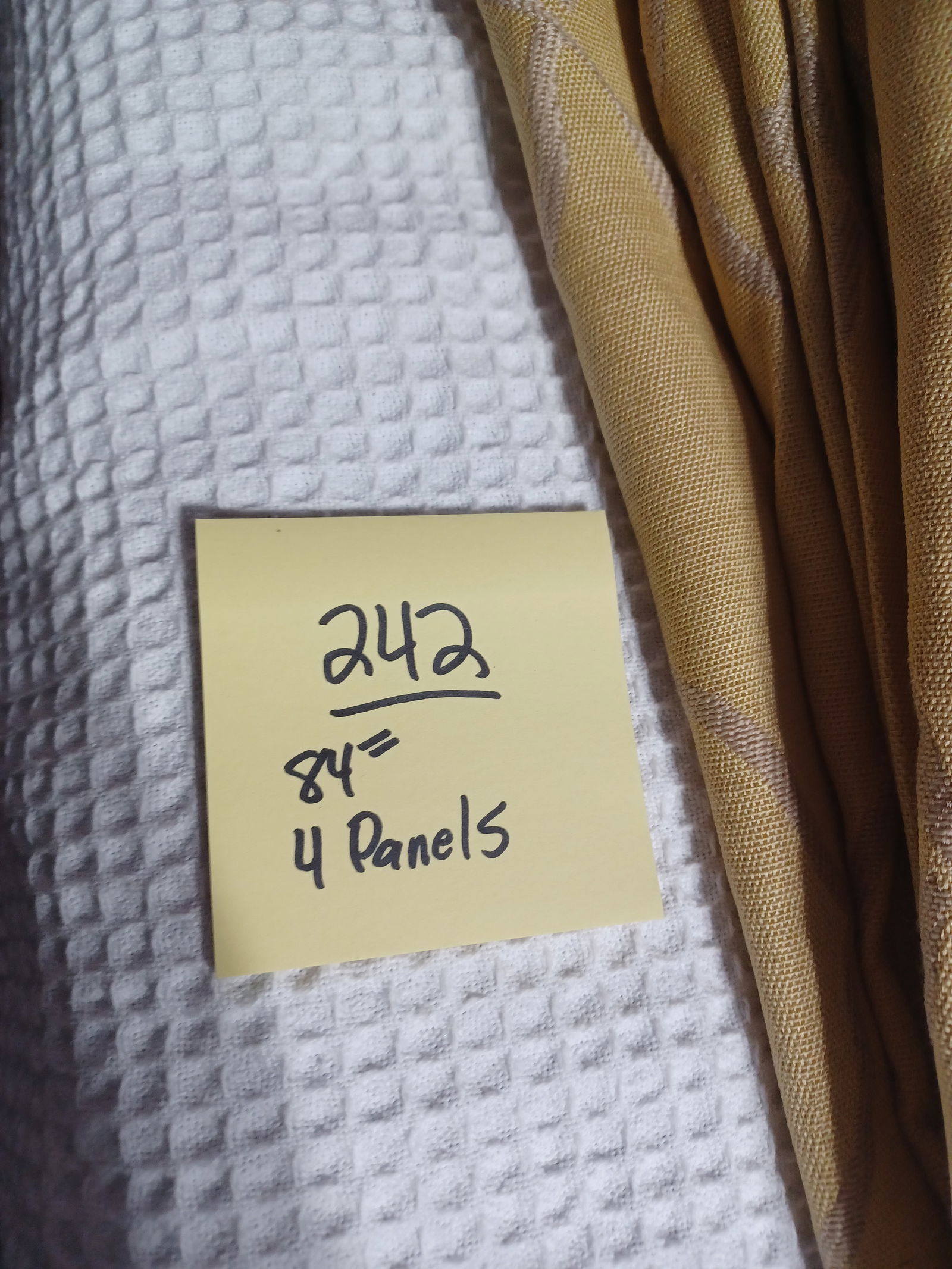 Martha Window / Four Panel Curtains 84 length - 2