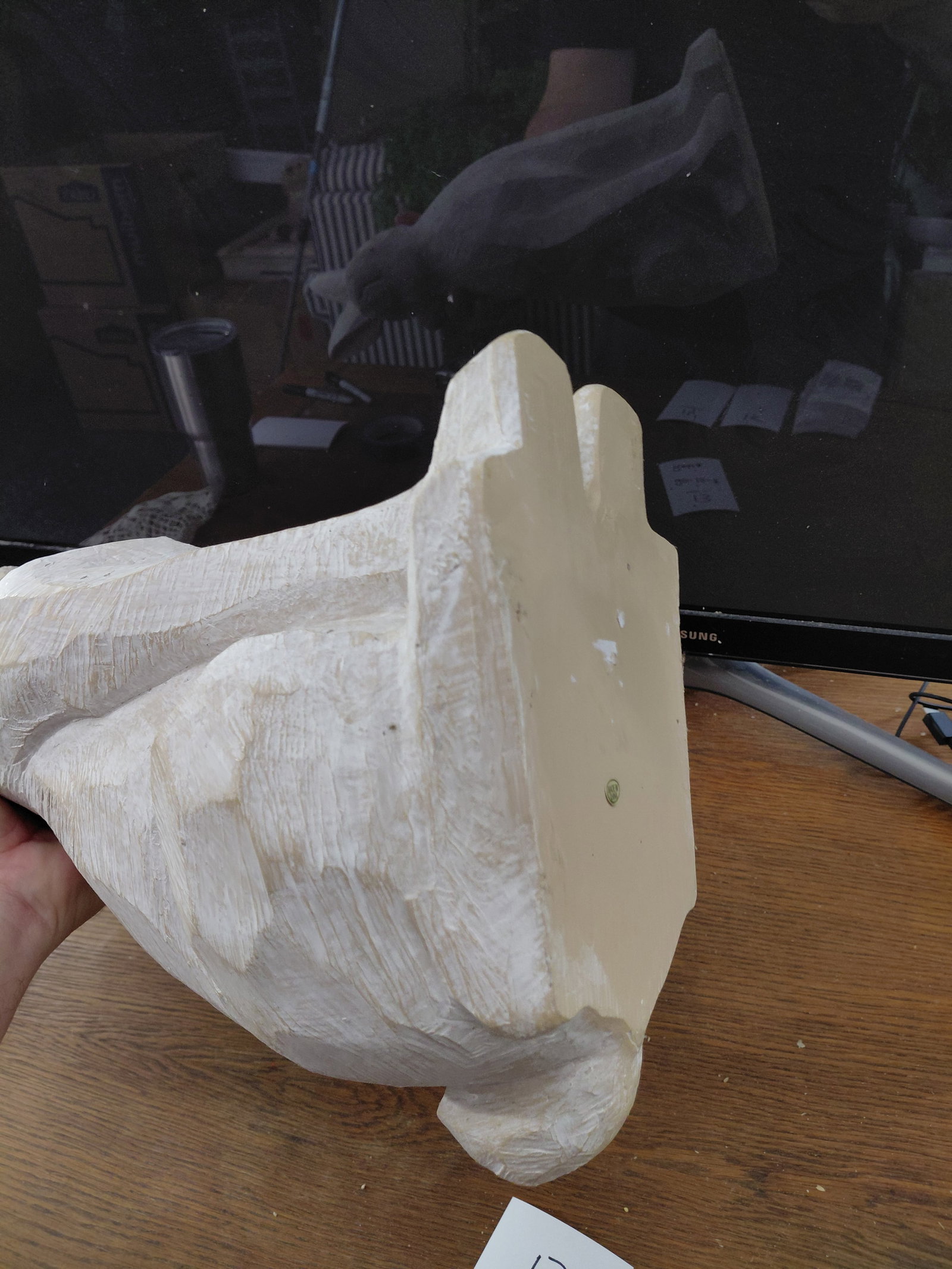 Large Resin Rabbit Statue - 7