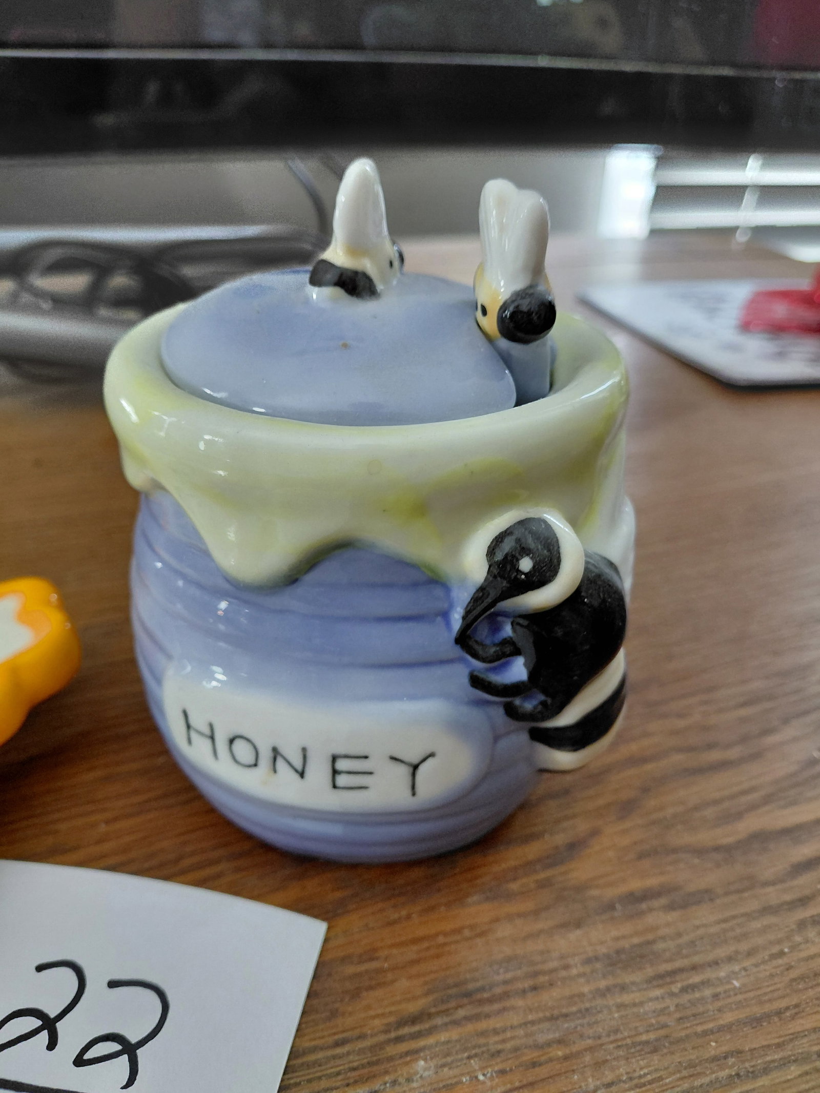 Lot of Honey Pots and Wall Vase - 8