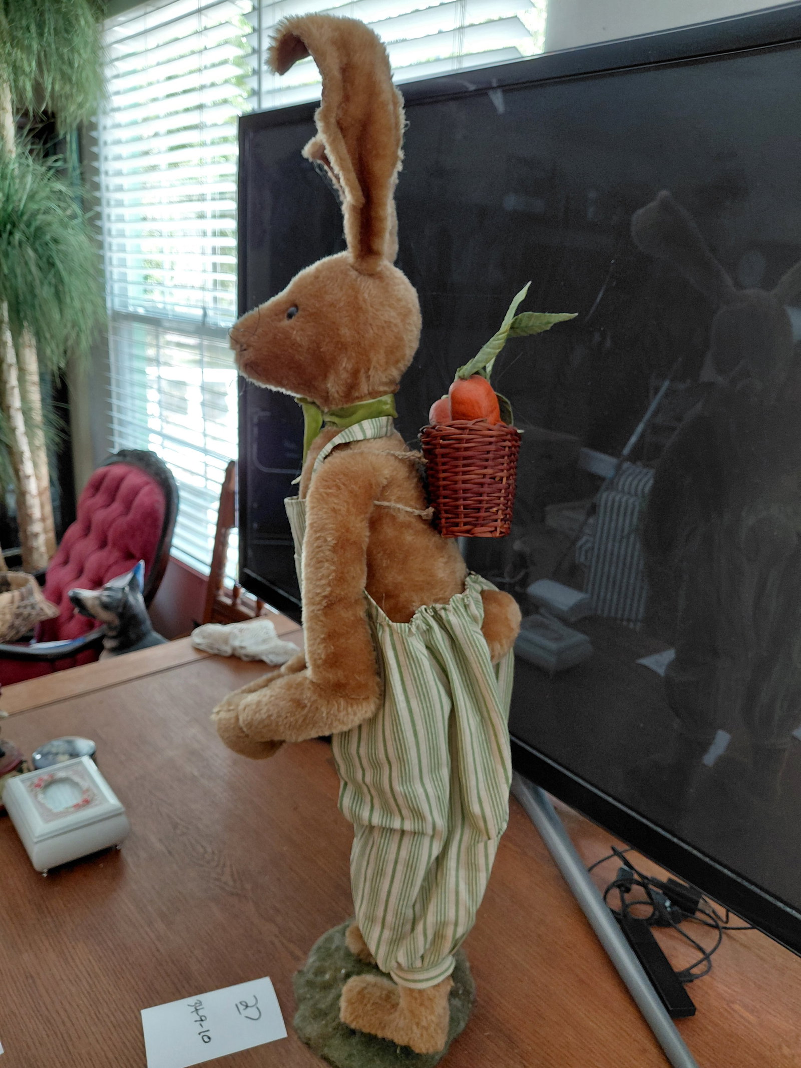 Large Rabbit Plush Statue - 5