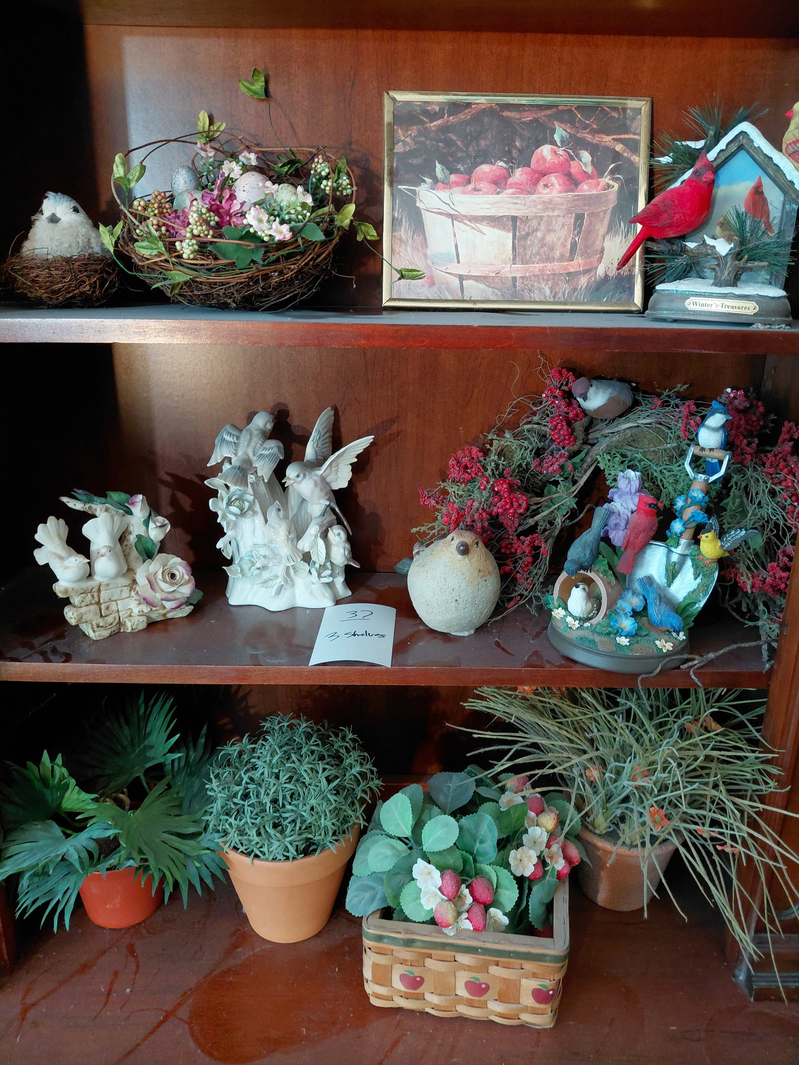 Shelf Contents of 3 shelves shown: Shelf Contents of 3 shelves shown