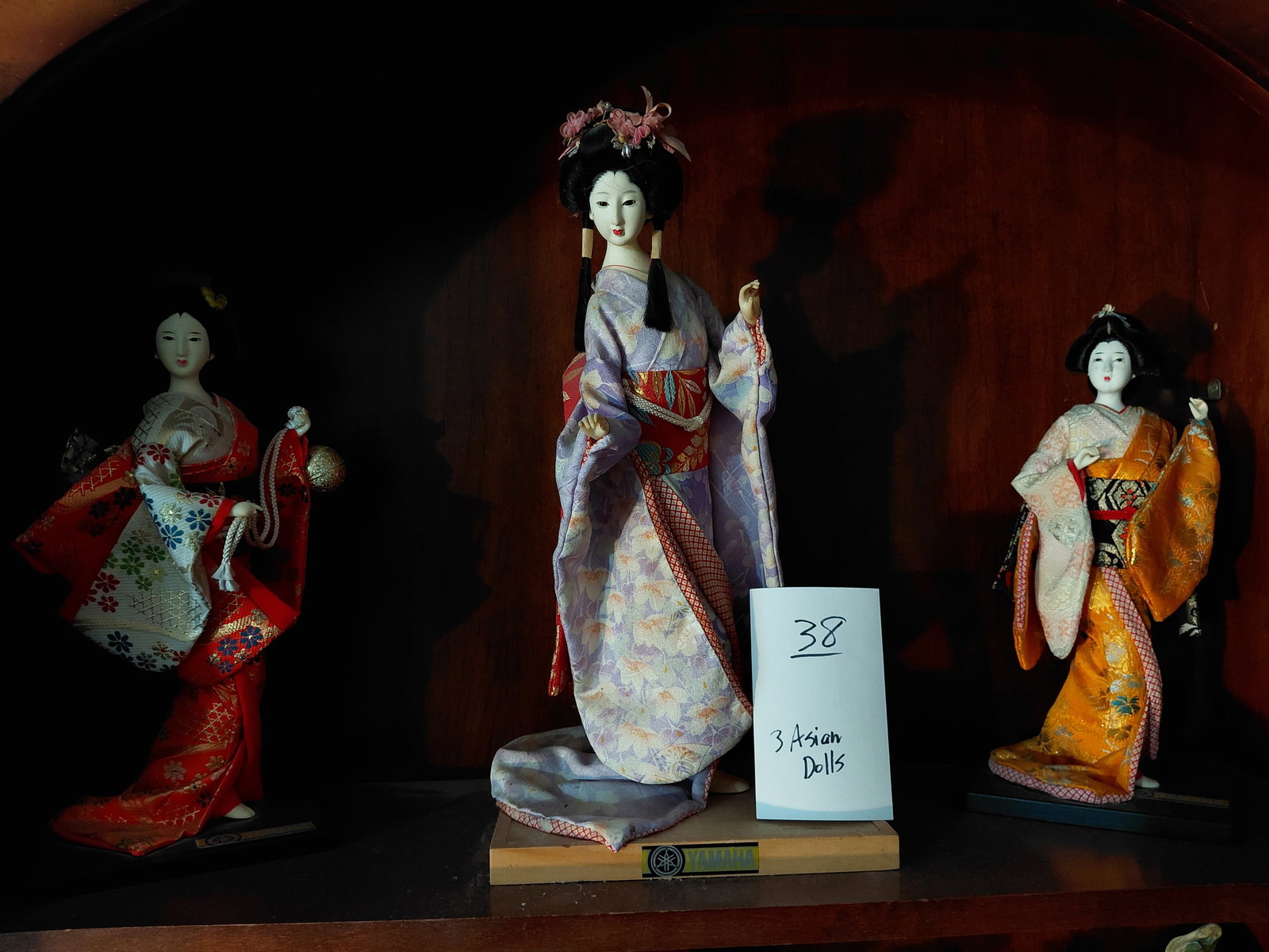 Lot of 3 Kyugetsu Dolls: Lot of 3 Kyugetsu Dolls