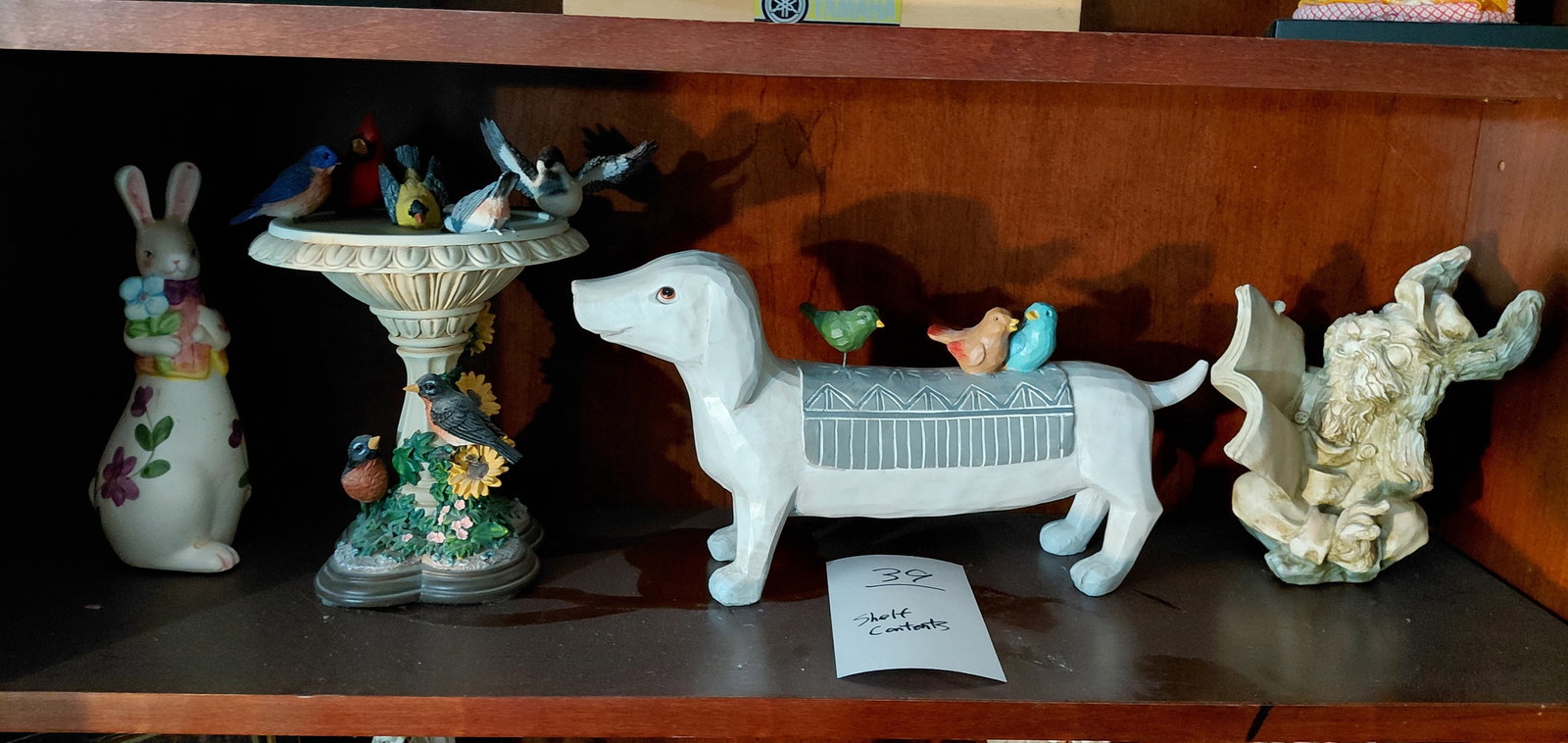 Shelf Contents / as seen: Shelf Contents / as seen