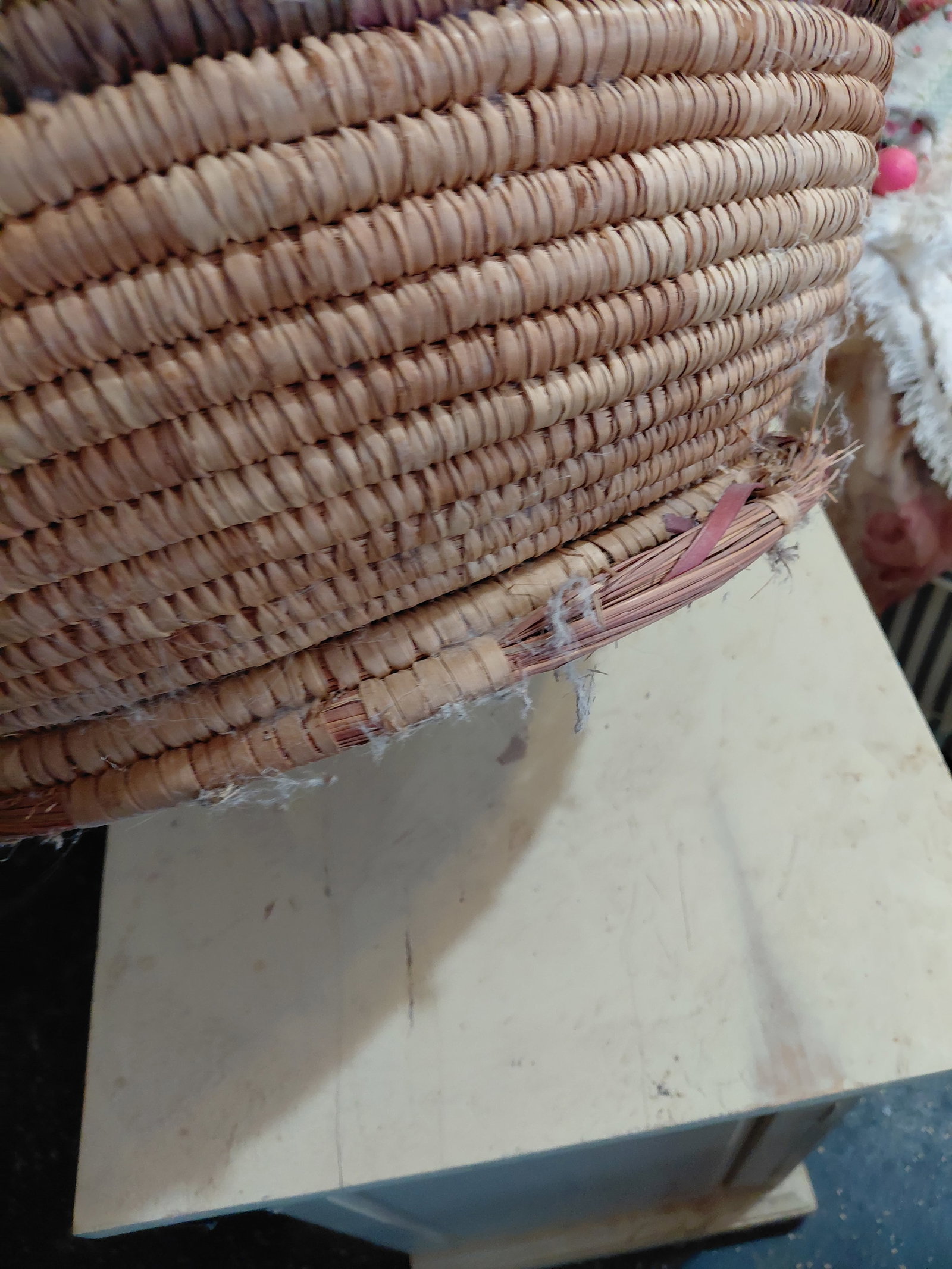 Large Woven basket / as seen - 7