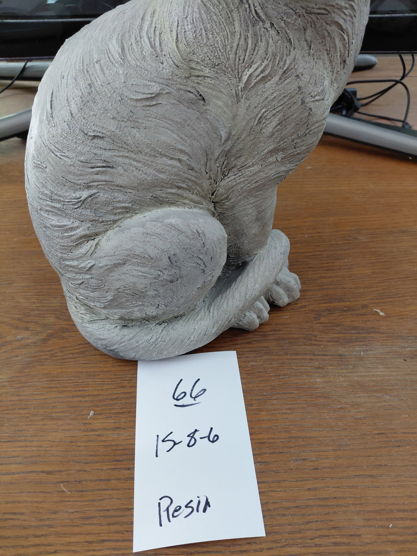 Large Resin Cat Statue - 2