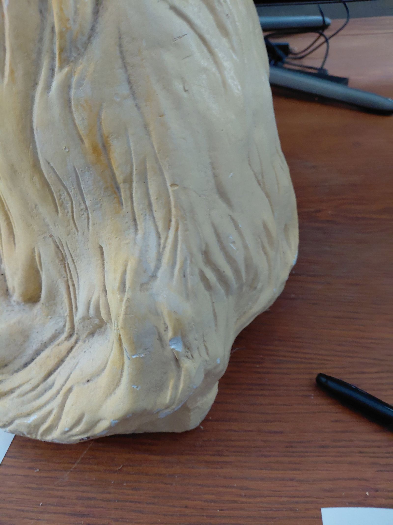 1970's Large Ceramic Cat Statue / as seen - 9