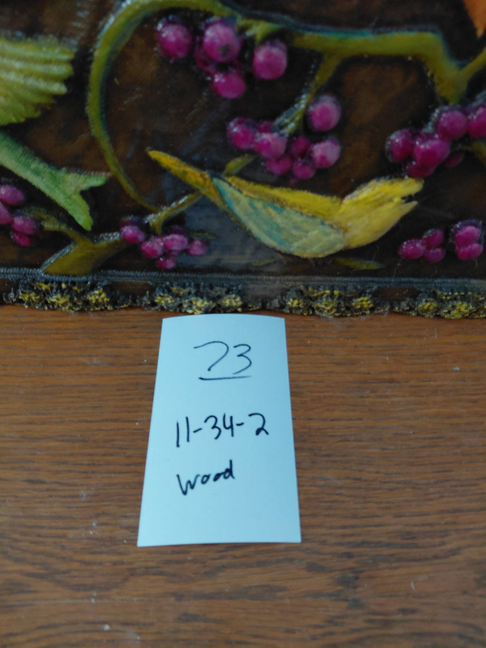 Large Heavy Artist Carved Wood / Birds by artist Richard Walker in Mobile AL - 2