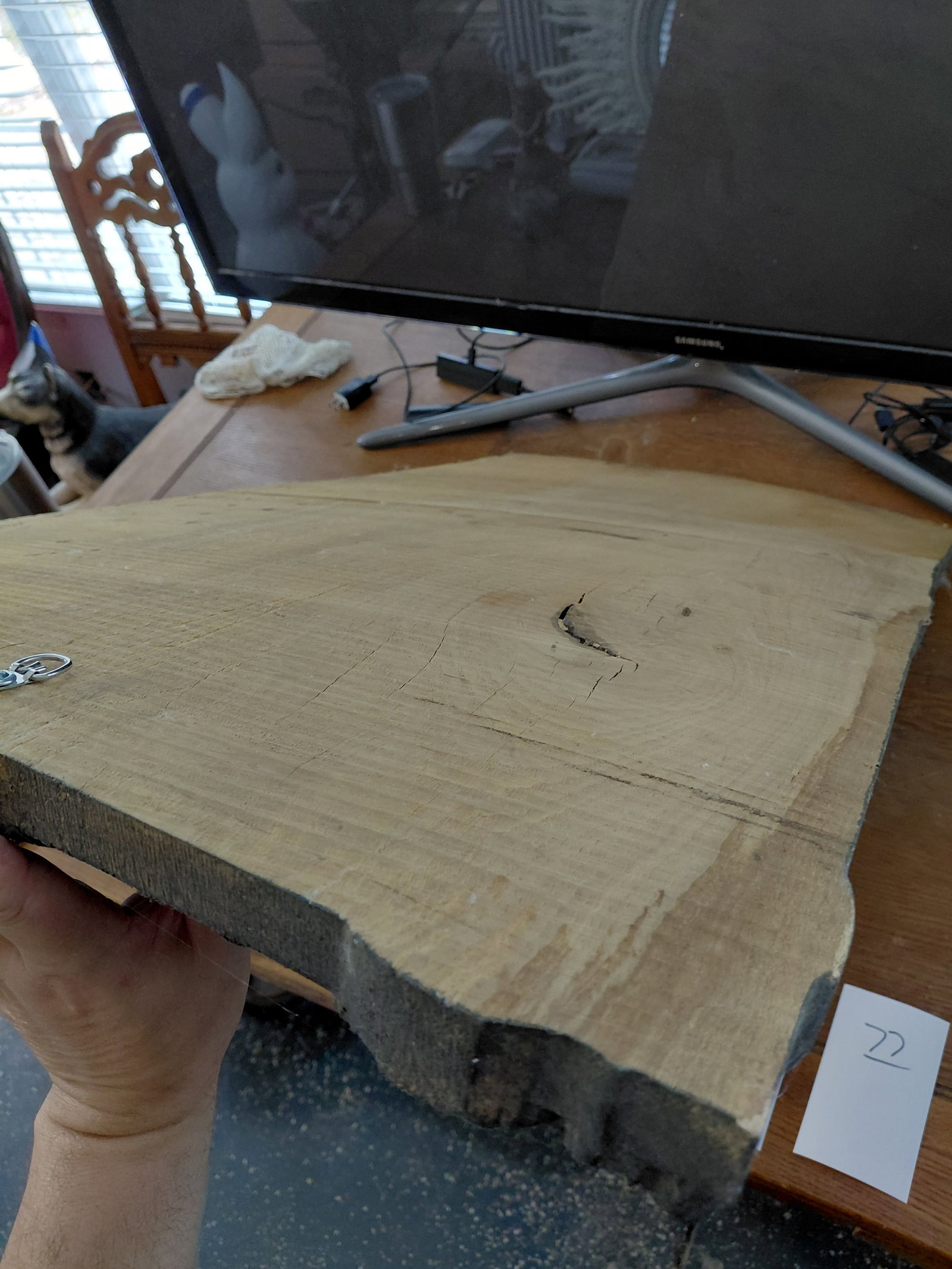 Large Heavy Artist Carved Wood / Birds by artist Richard Walker in Mobile AL - 8