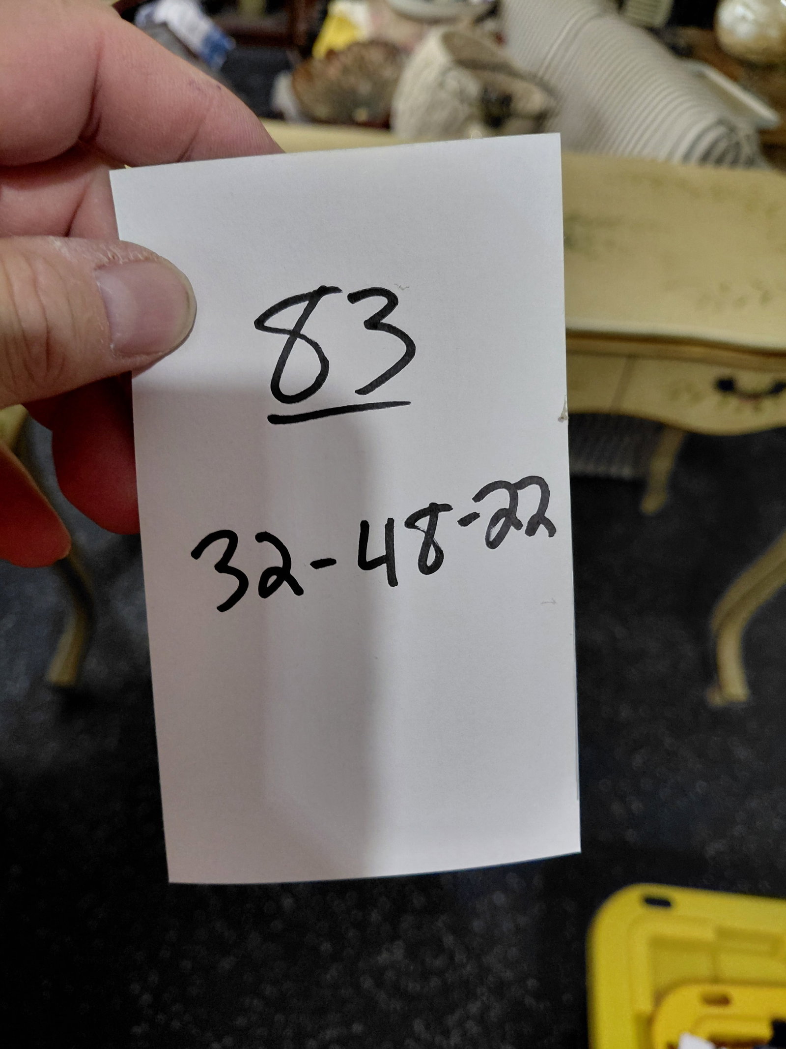 French Provential Styale Desk/ some wear as seen - 2