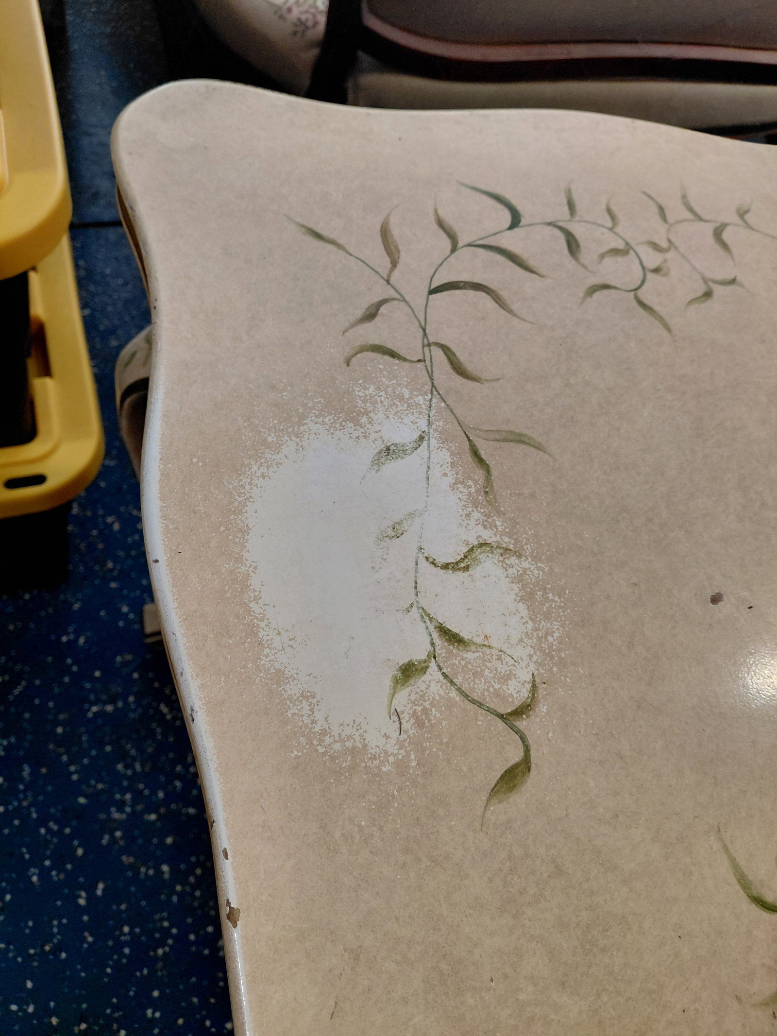 French Provential Styale Desk/ some wear as seen - 6