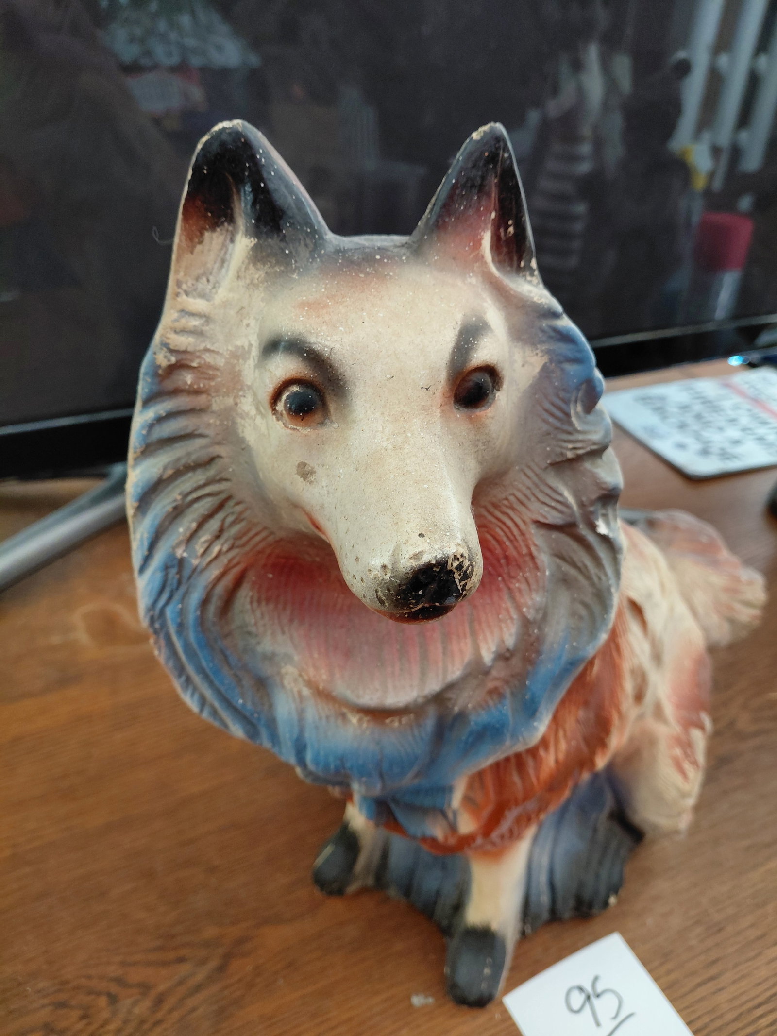 1970s Large Ceramix Dog Statue / as seen - 3