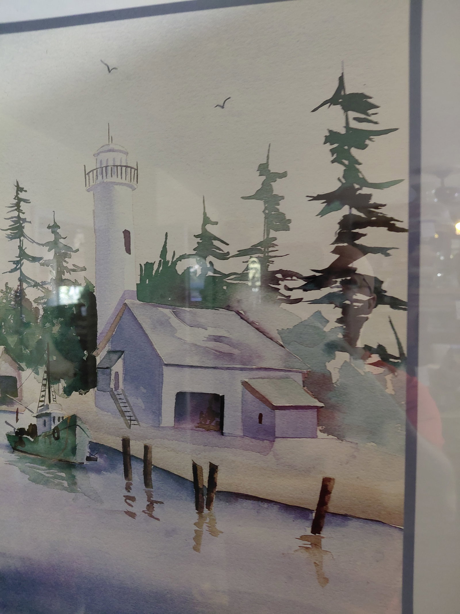 Large Framed Print Sail Boat - 3