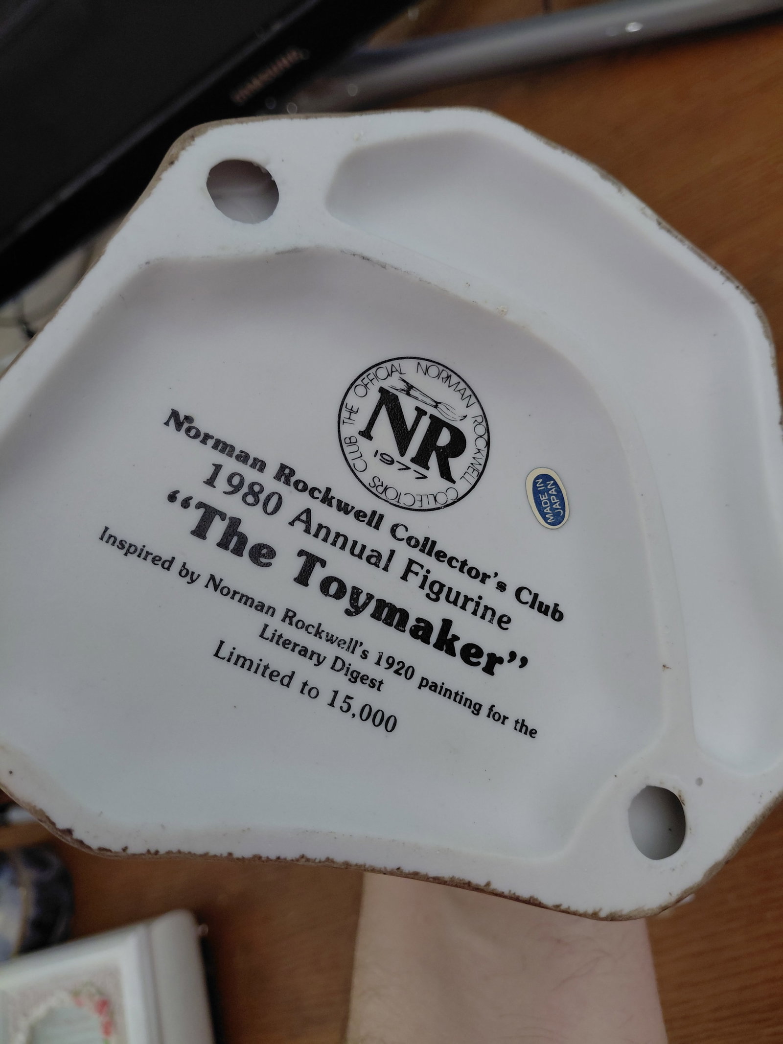 Norman Rockwell The Toymaker Figurine - 6