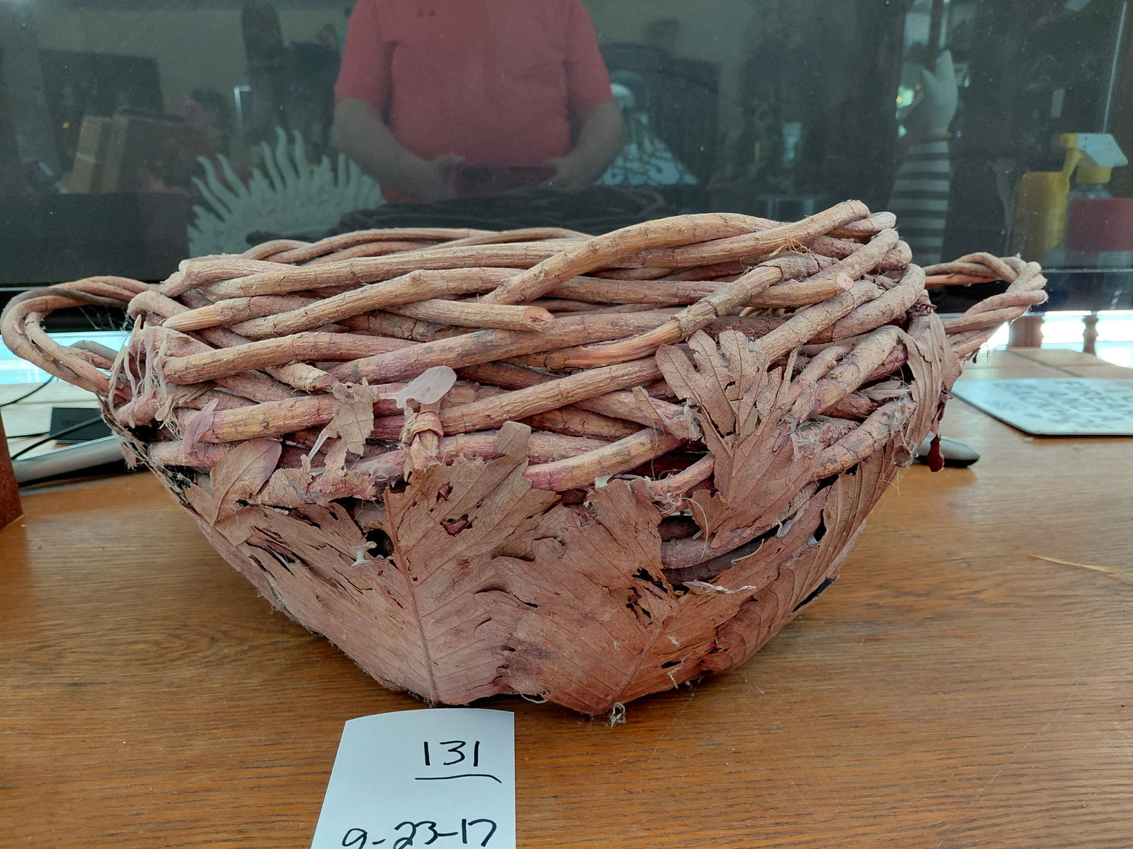 Large Rustic Vine Basket - 2