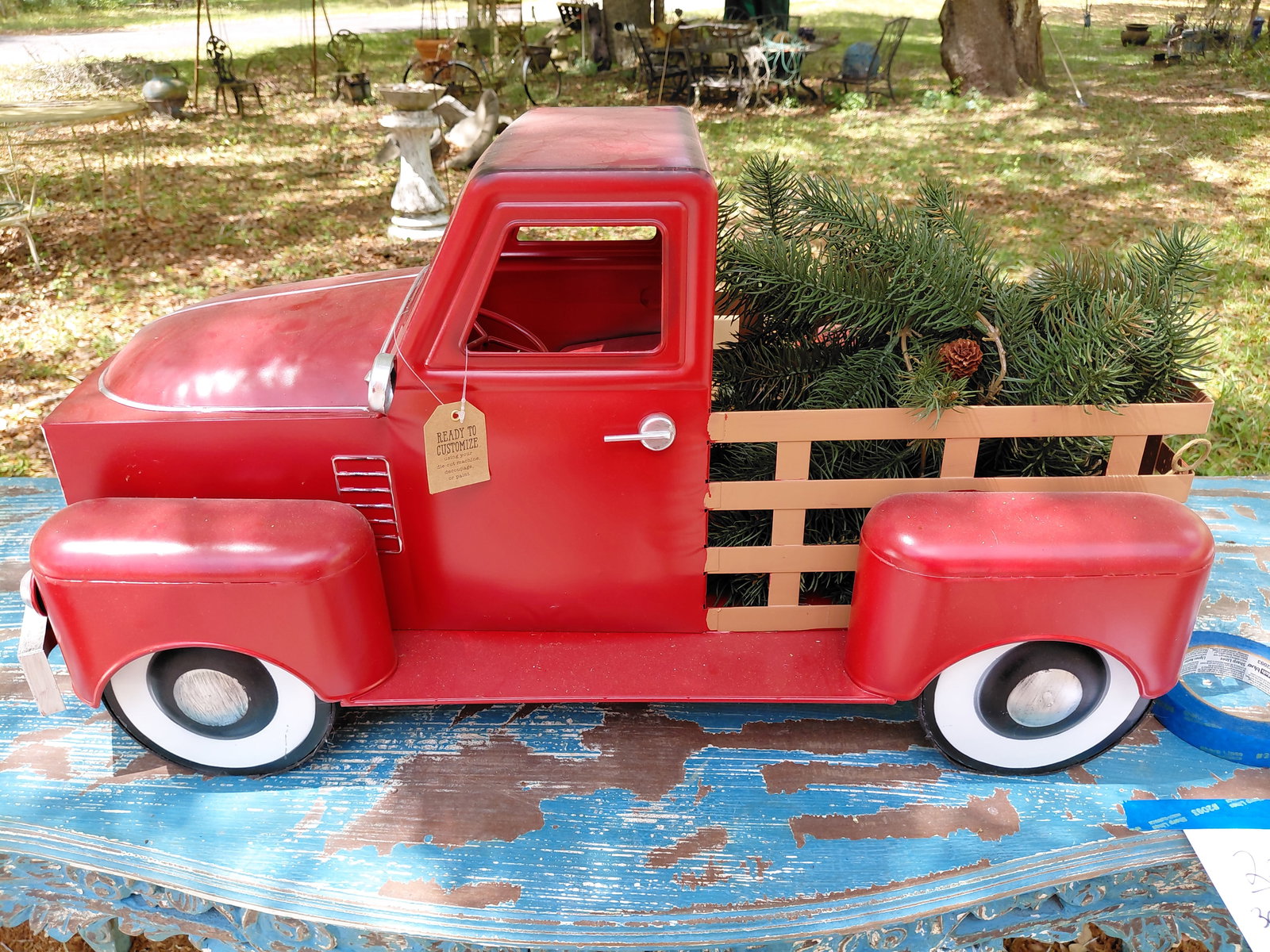 NEW Large Metal Red Truck: NEW Large Metal Red Truck