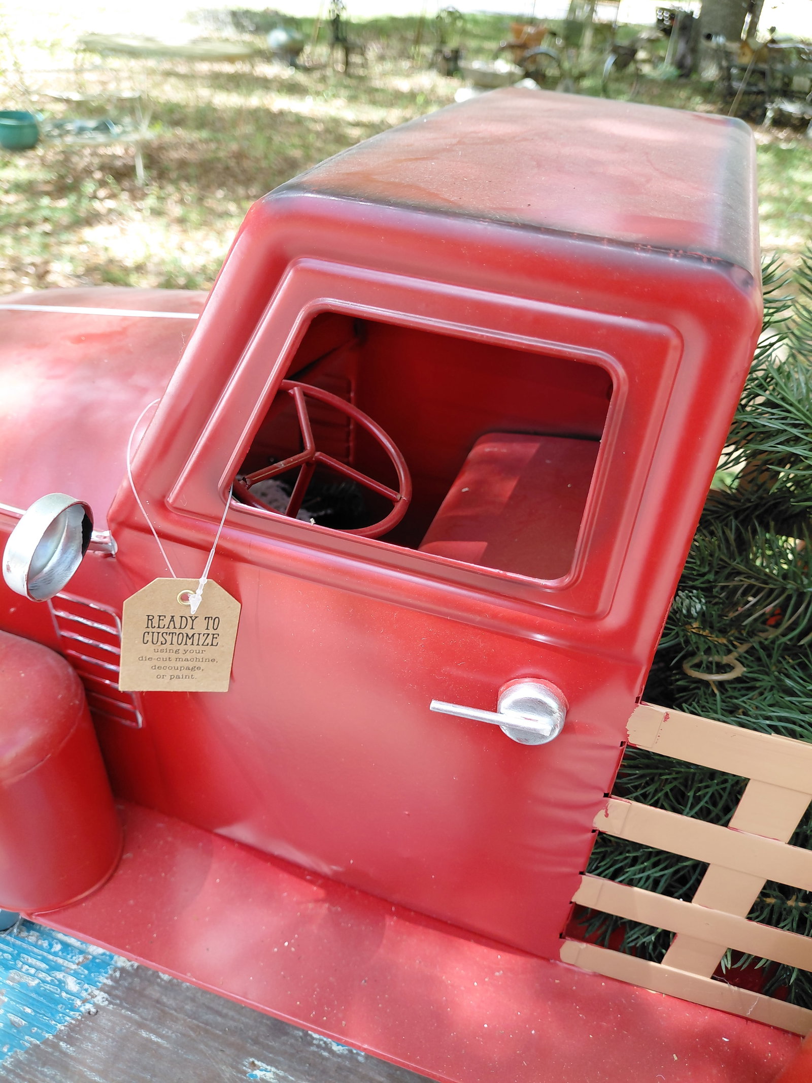 NEW Large Metal Red Truck - 3