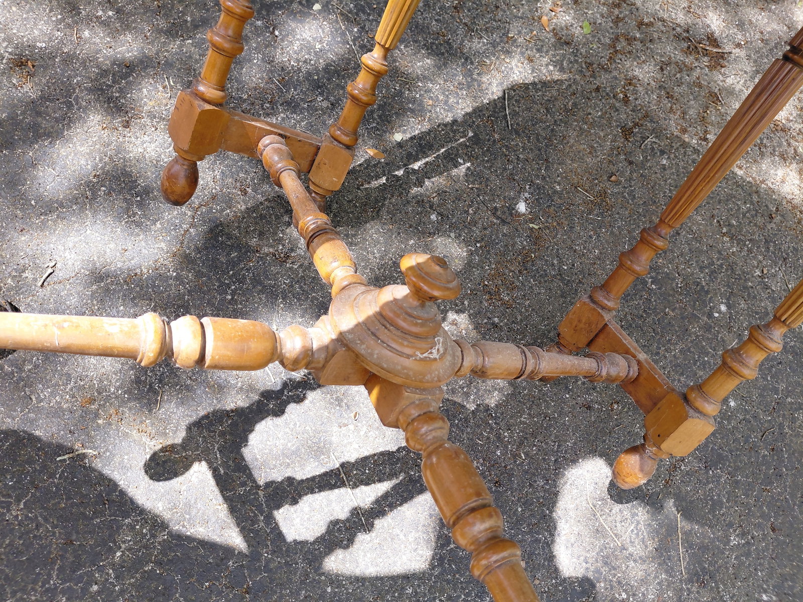 Mahogany Octagon Parlor Table - 9